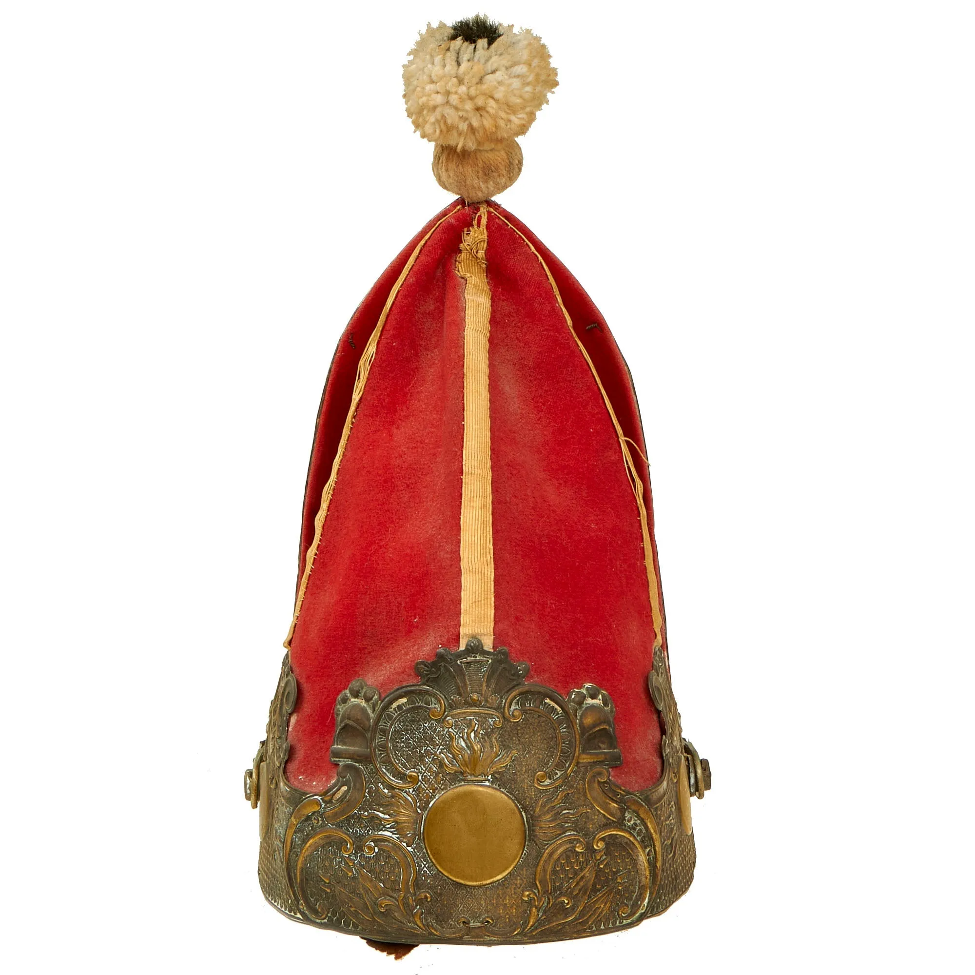 Original Imperial German Late 19th Century Prussian Model 1894 1st Foot Guards Grenadiers Mitre Cap