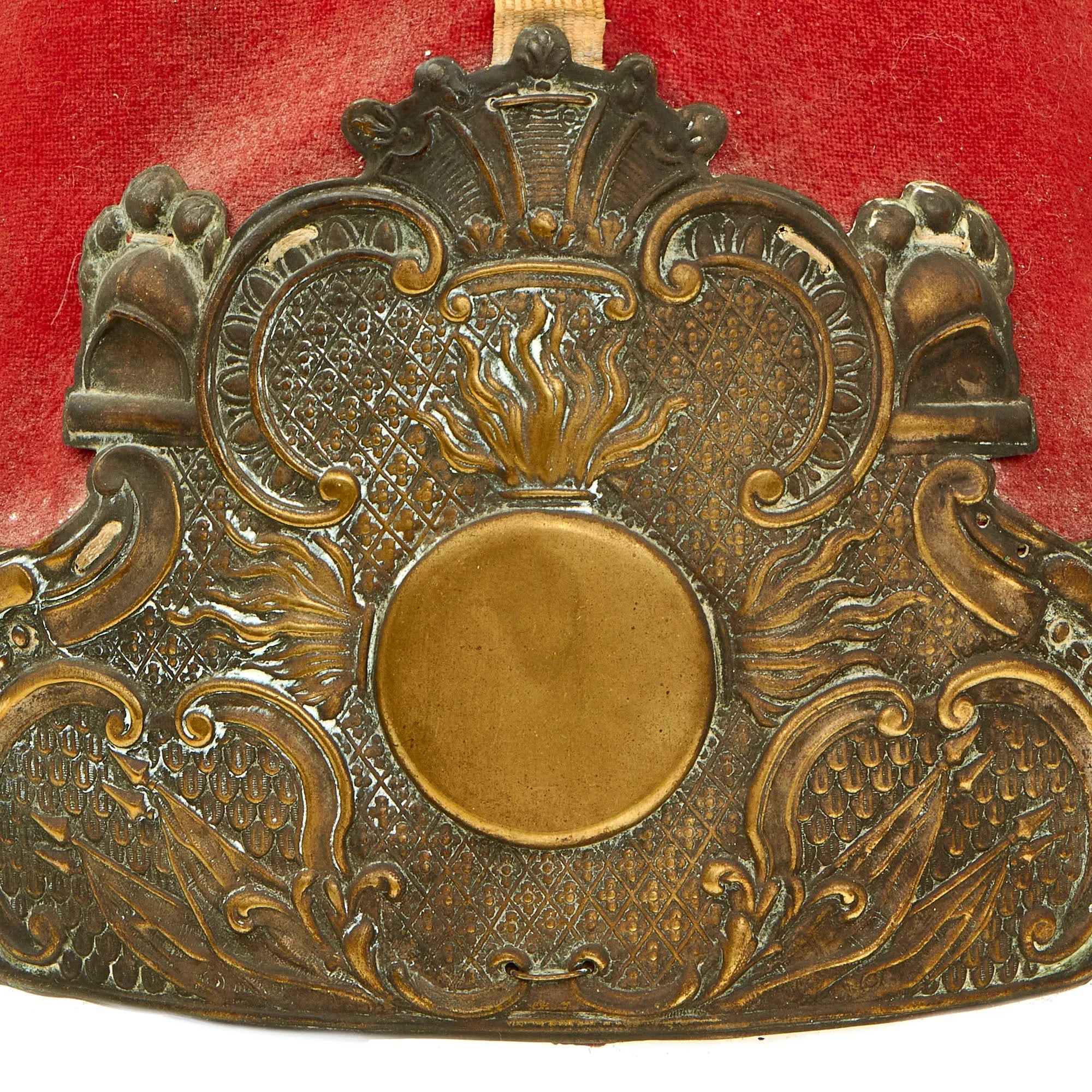 Original Imperial German Late 19th Century Prussian Model 1894 1st Foot Guards Grenadiers Mitre Cap