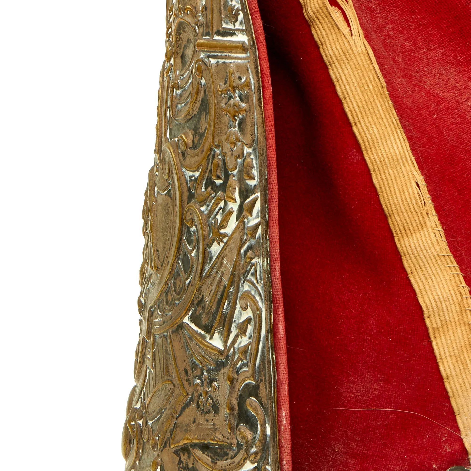 Original Imperial German Late 19th Century Prussian Model 1894 1st Foot Guards Grenadiers Mitre Cap
