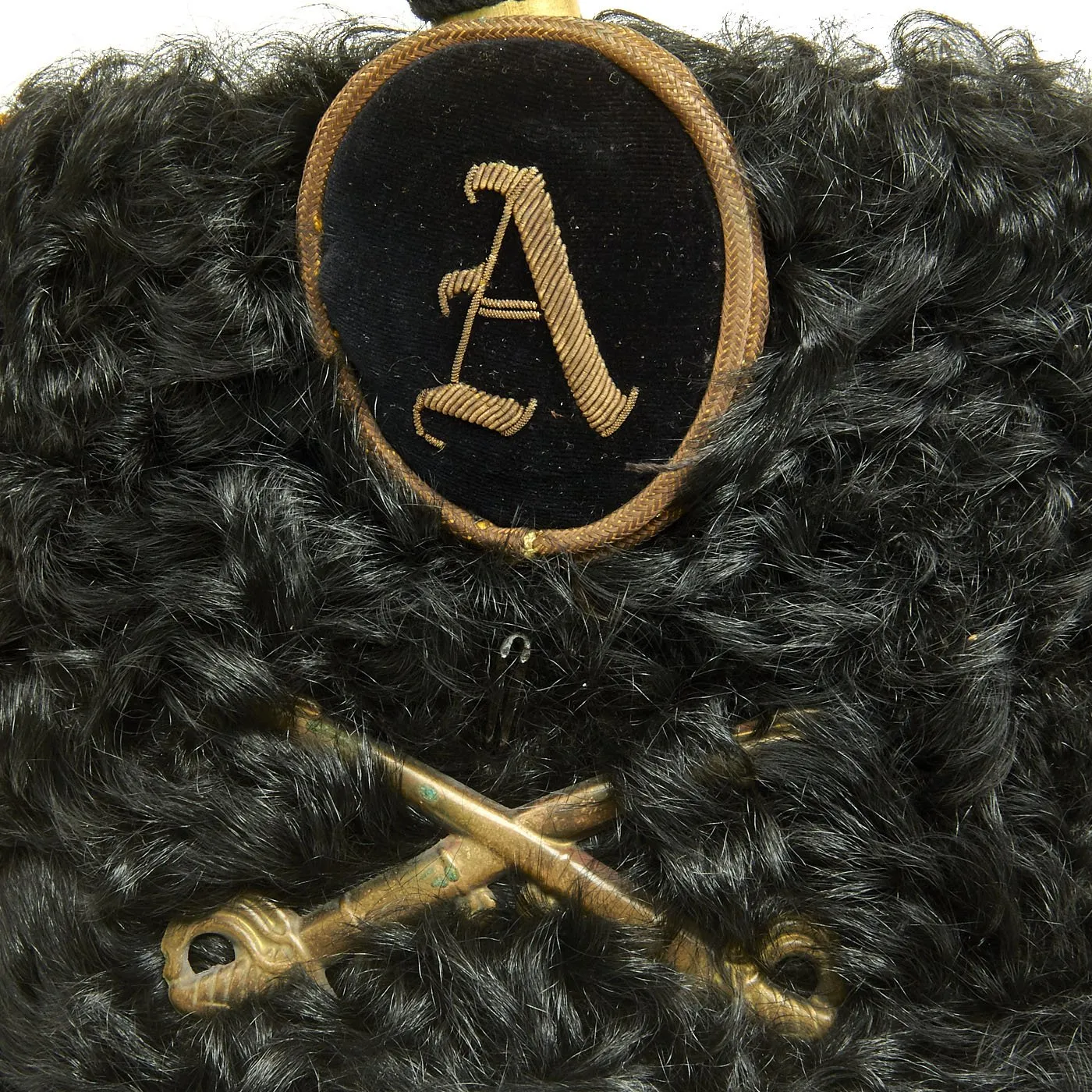Original U.S. Late 19th Century New York Hussars Squadron A Astrakhan Busby by Ridabock & Company