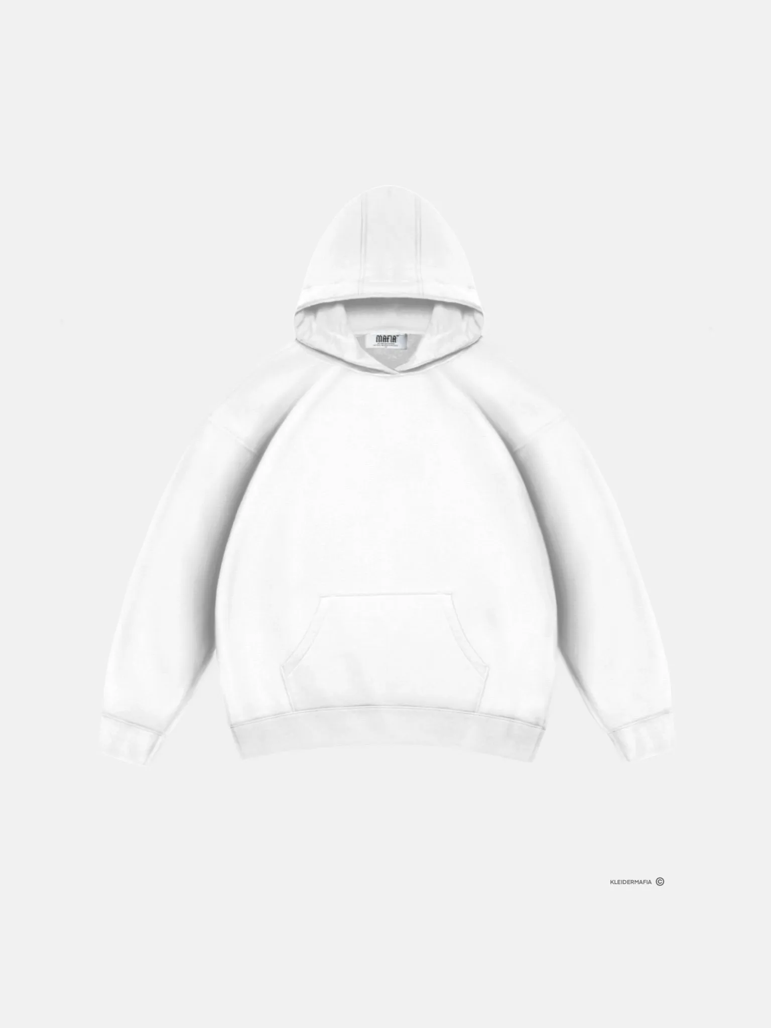 Oversize Basic Hoodie - Ecru