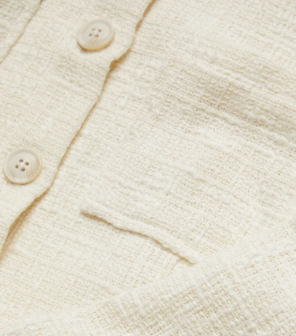 PAIGE Cambridge Textured Frayed Jacket