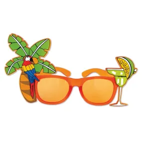 Palm Tree And Parrot Fanci-Frames Each