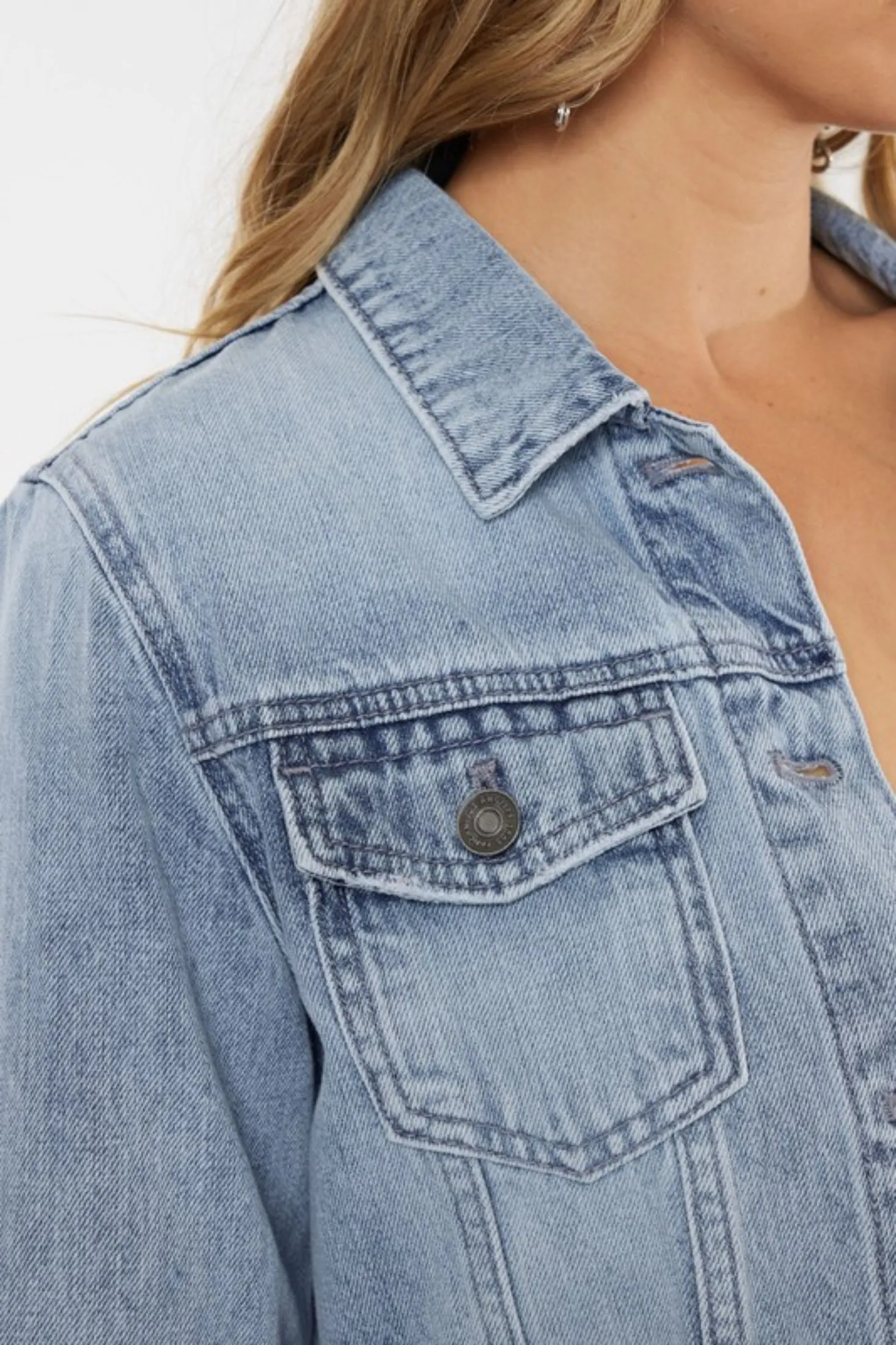 Peplum Denim Jacket