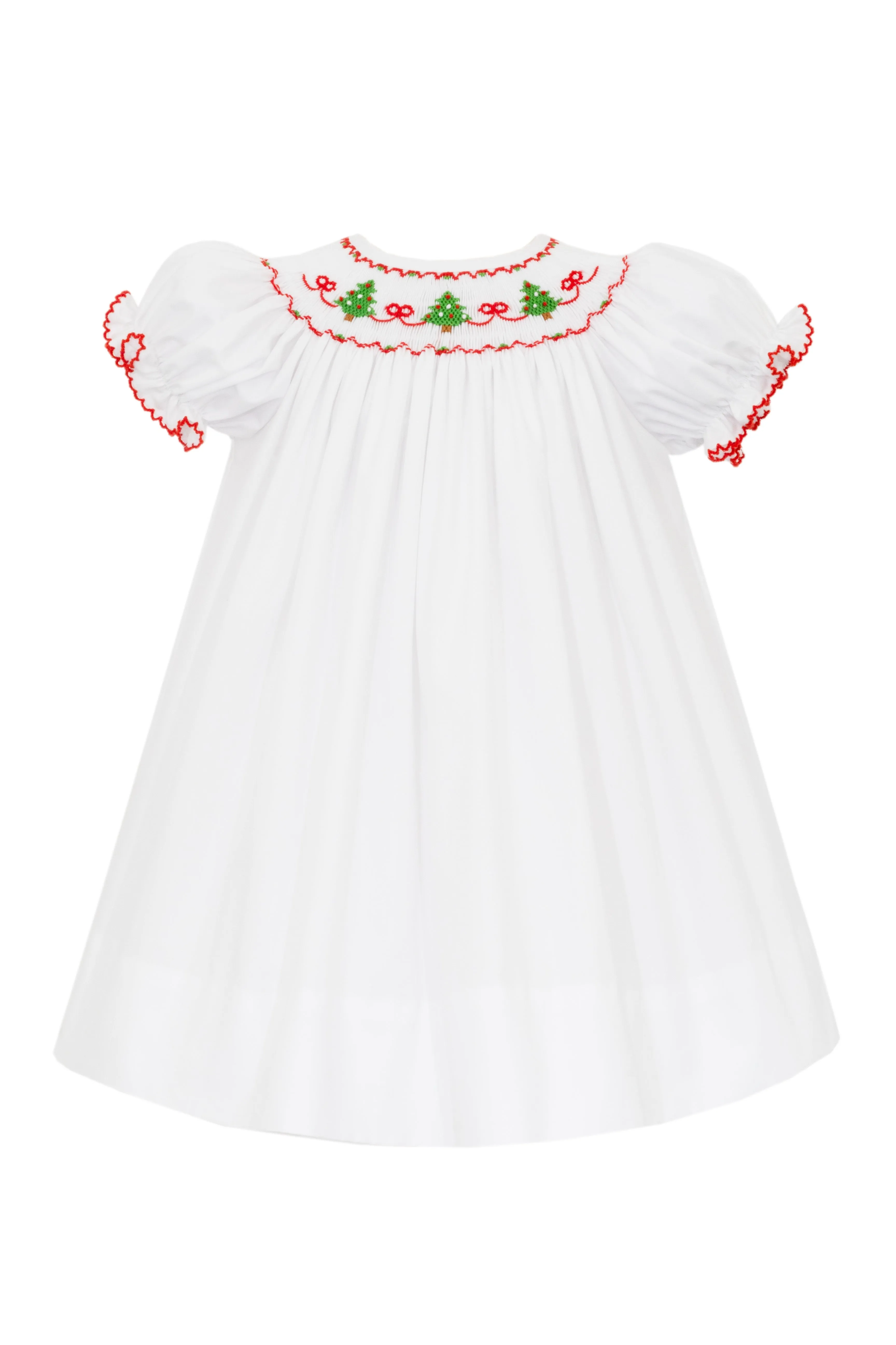 Petit Bebe X'Mas Tree White Bishop S/S 141A-MH24 5111