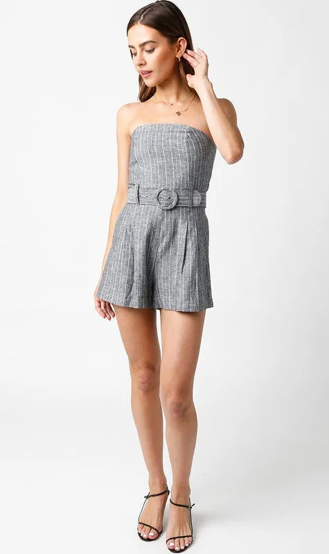 Pinstripe Romper