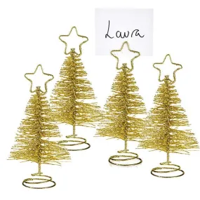 Place Card Holders - Glitter Christmas Trees