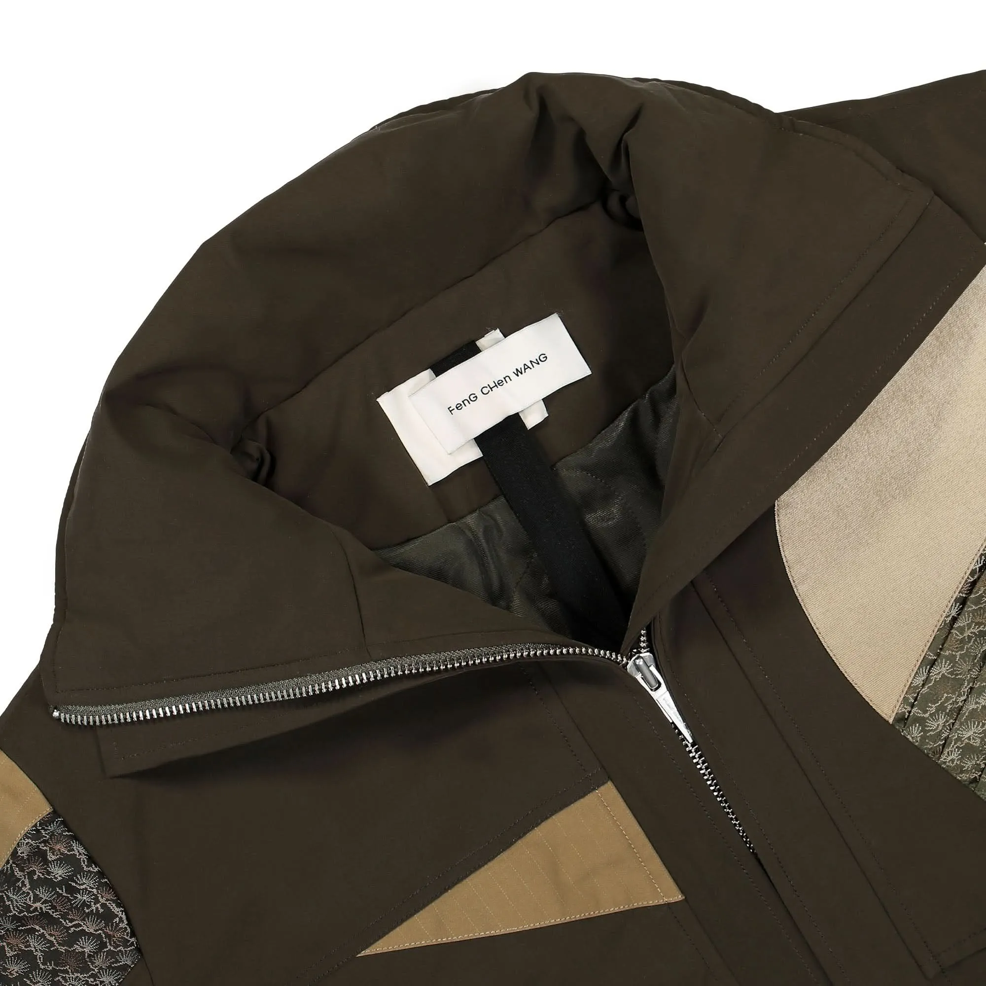 Quilted Panel Coat