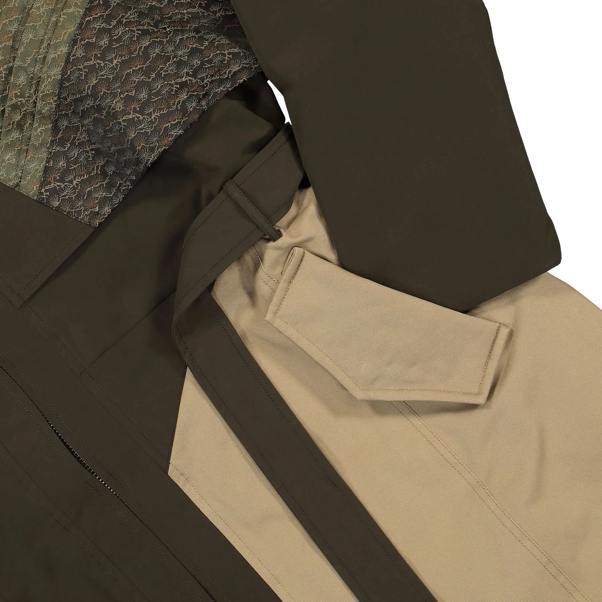 Quilted Panel Coat