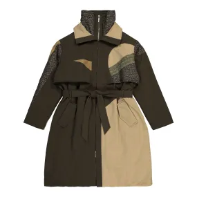 Quilted Panel Coat