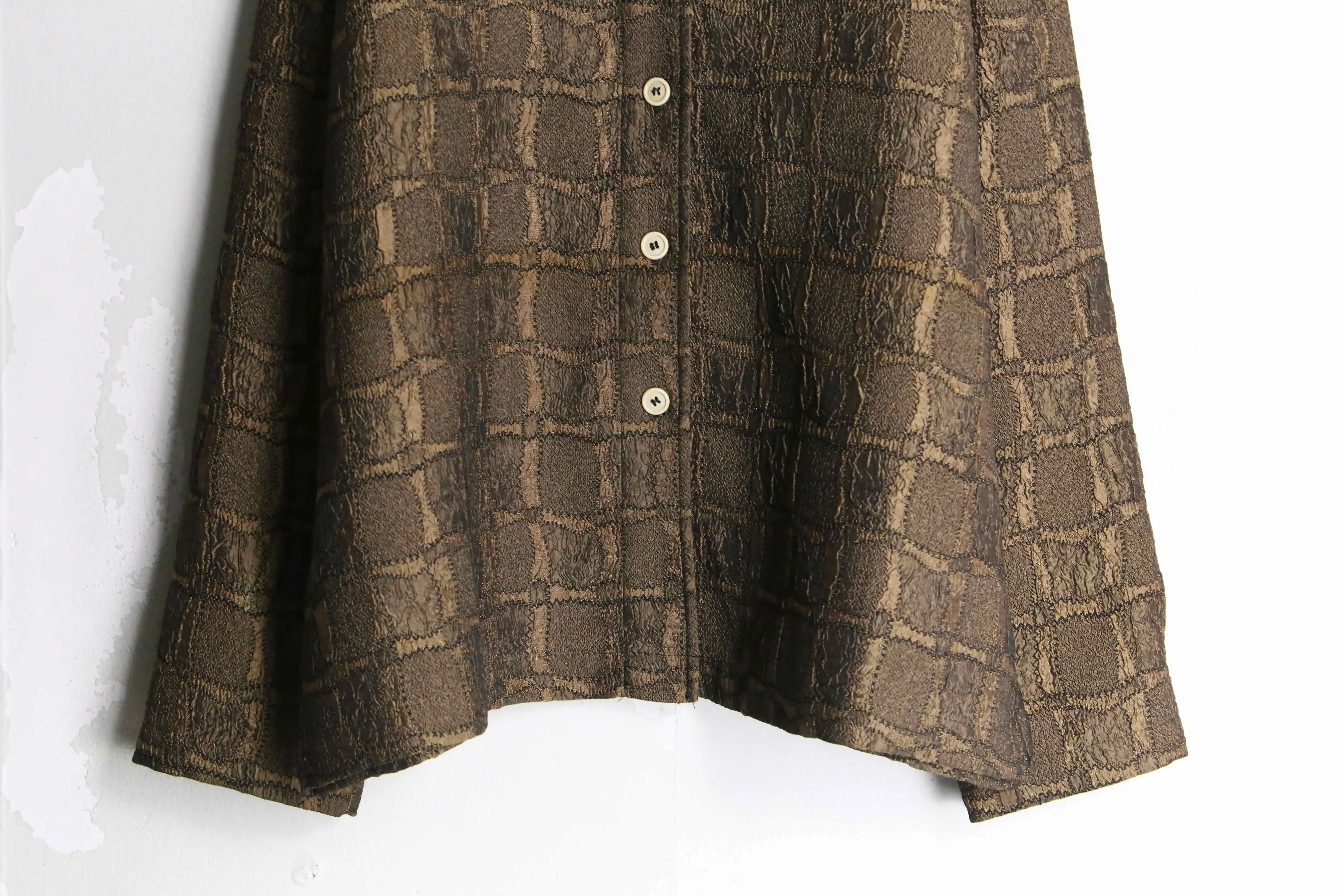 "CHICO'S" brown color overall pattern jacket