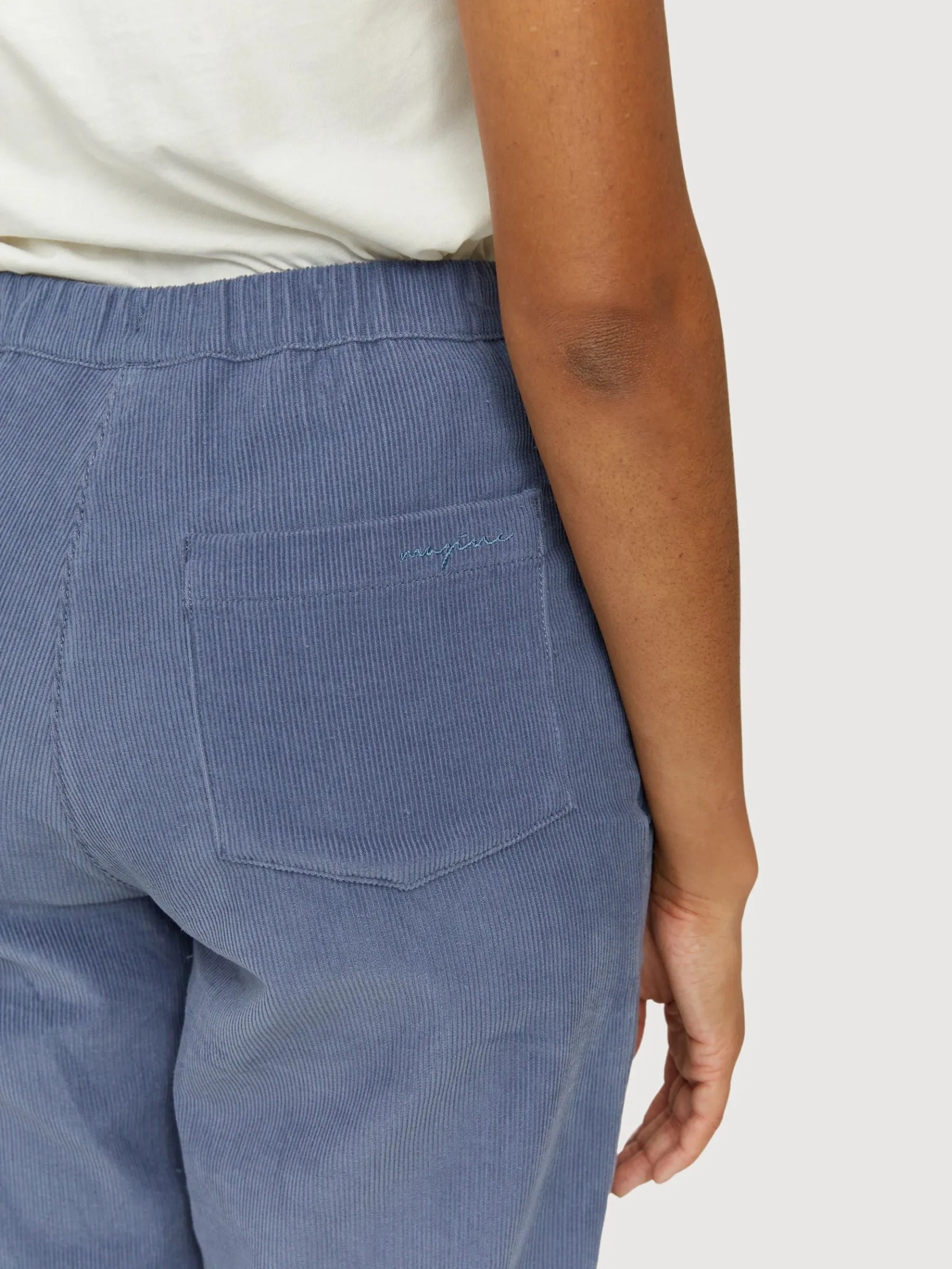Sanjo Pants Mid Blue Women | Mazine