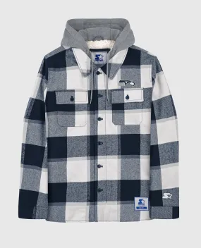 Seattle Seahawks The Big Joe Sherpa Lined Plaid Jacket
