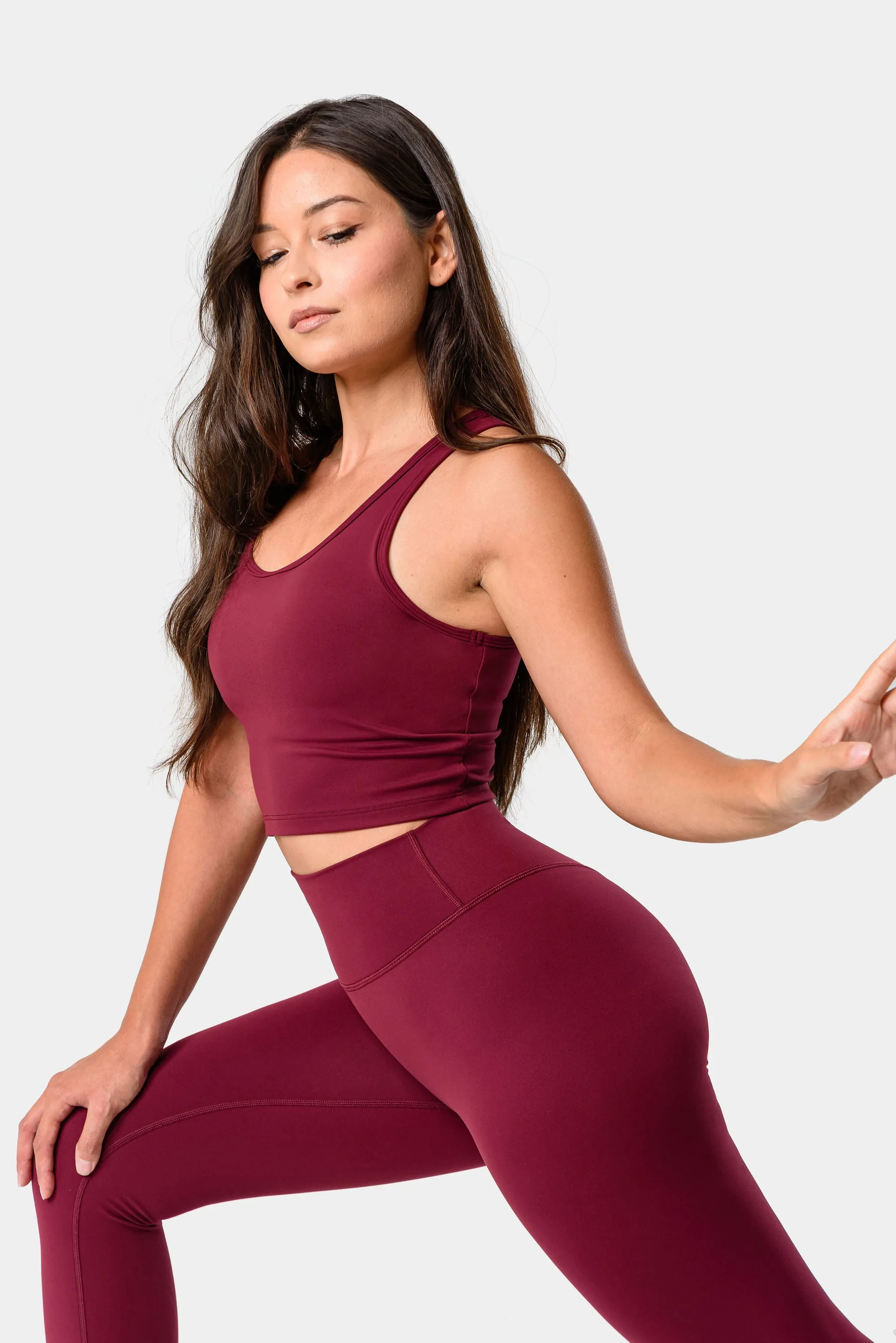 Serenity Leggings 25" - Dark Cherry