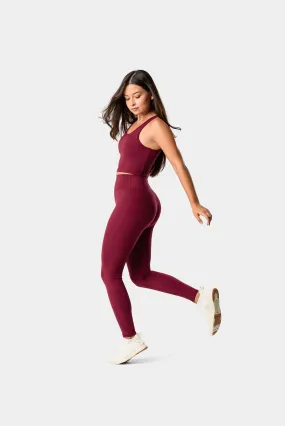 Serenity Leggings 25" - Dark Cherry