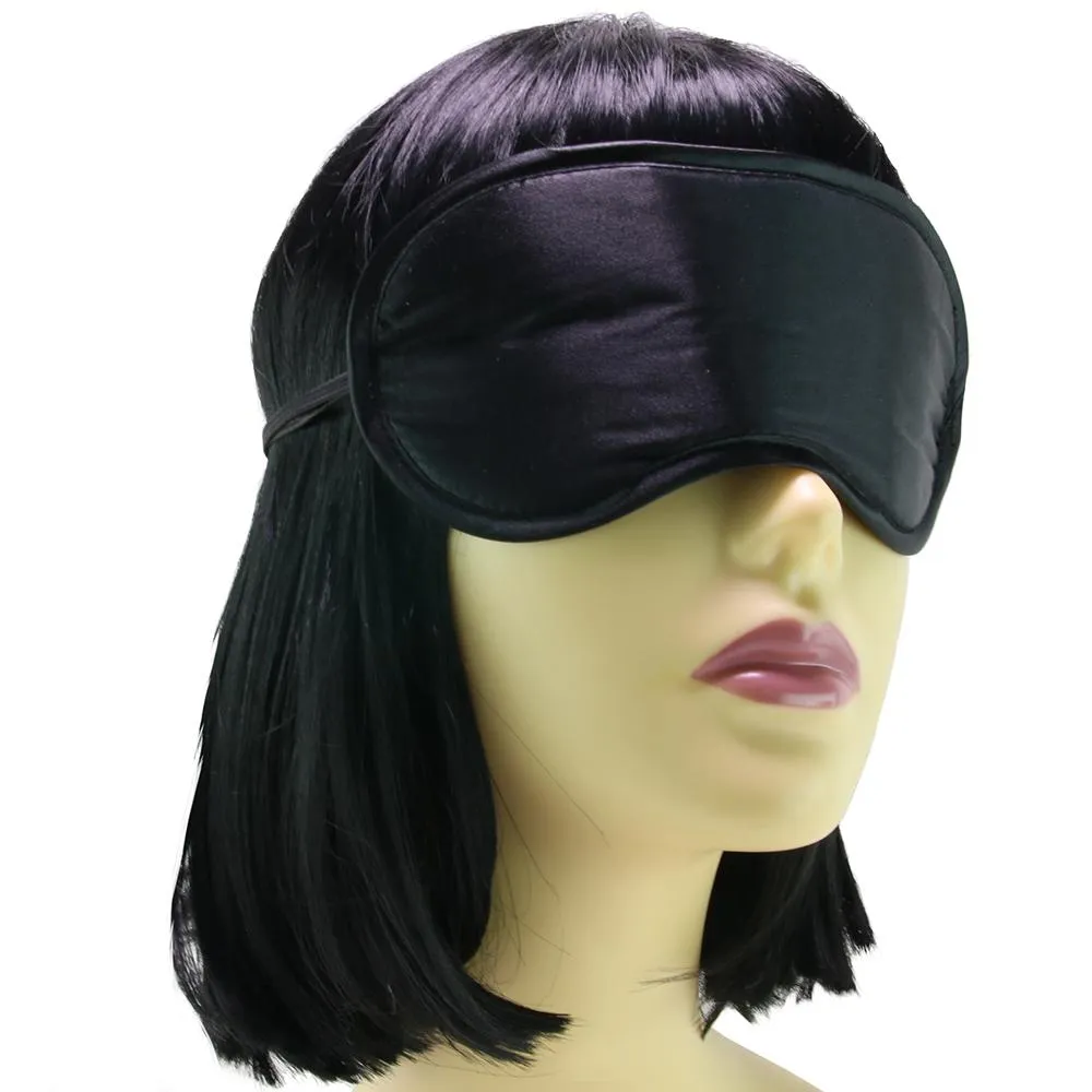 Sex & Mischief Satin Blindfold in Black