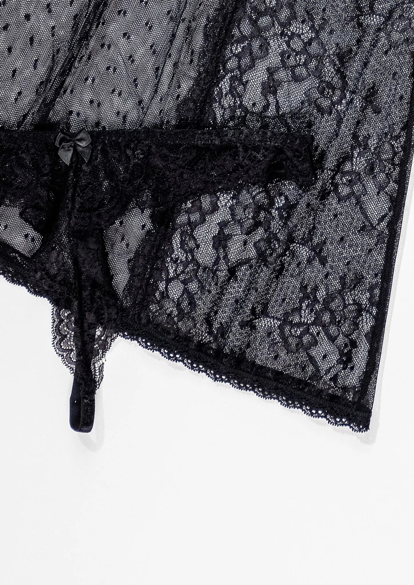 Sexy Babydoll Mesh And Lace