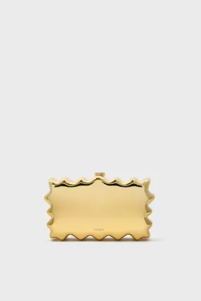 Shiny Gold Paloma Clutch