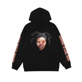Skull Vlone Hoodie Printed Short-Sleeved T-shirt Hip Hop Hooded Sweater