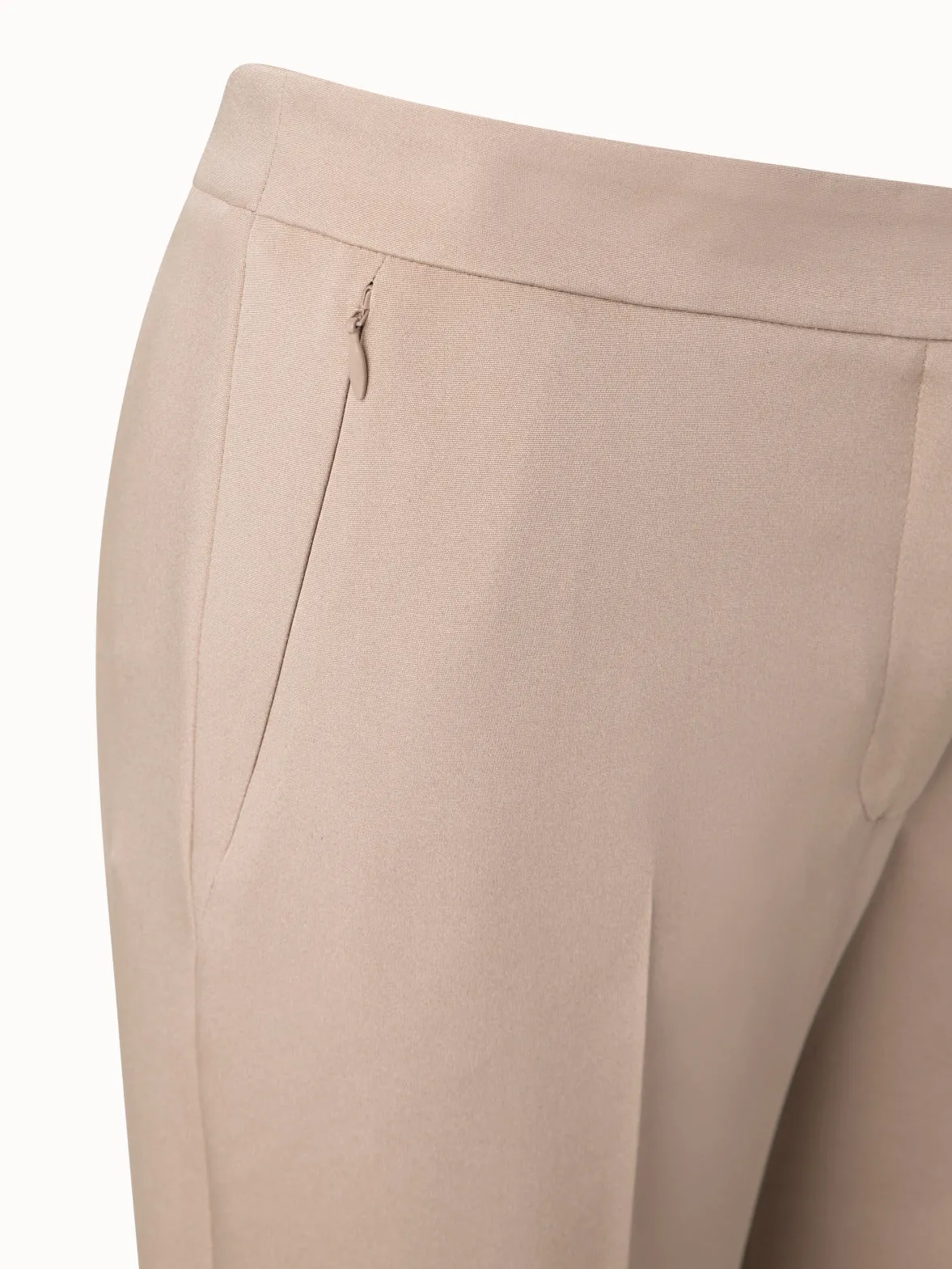 Straight Leg Pant in Silk