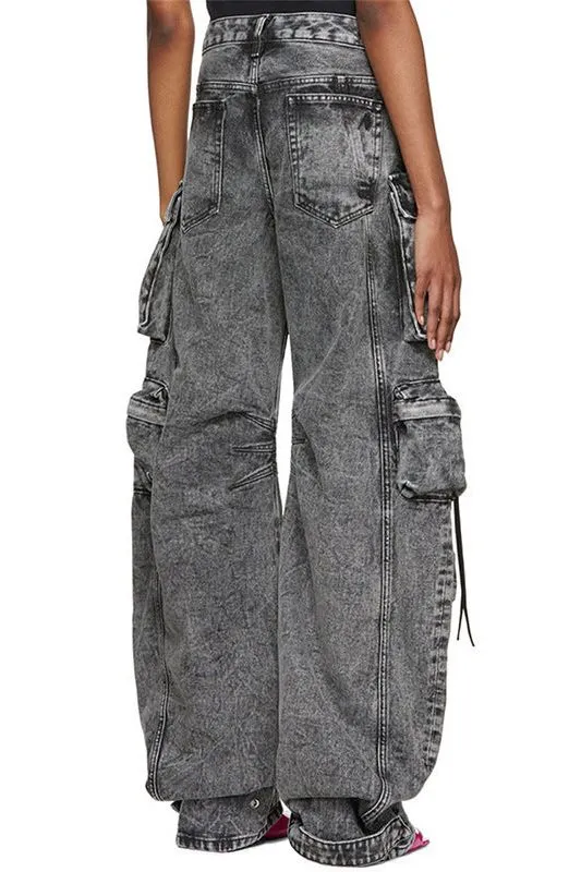 Street Style smoky cargo pants