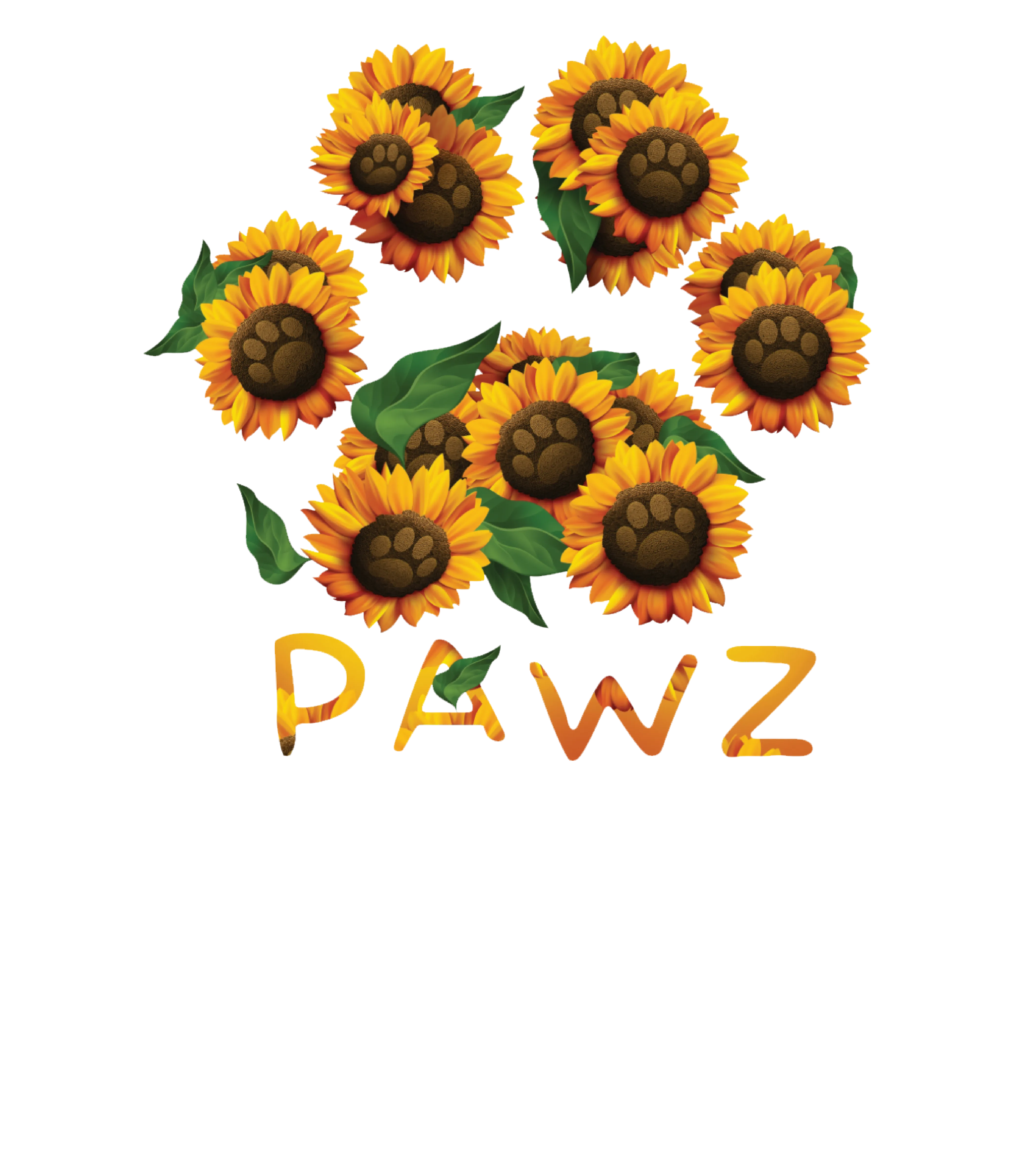 Sunflower Pattern (Adult Hoodie)