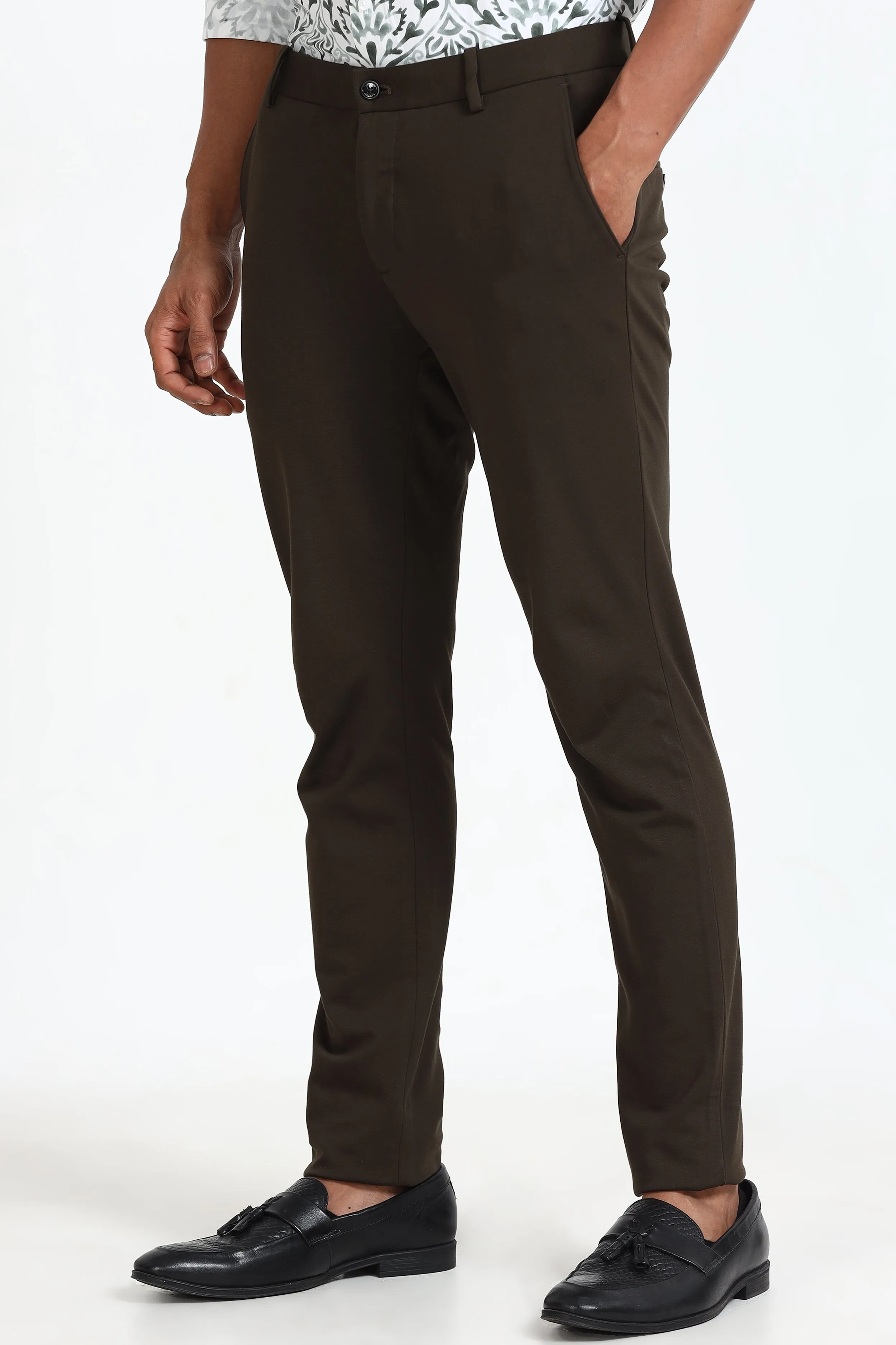 Swift Olive Formal Trouser