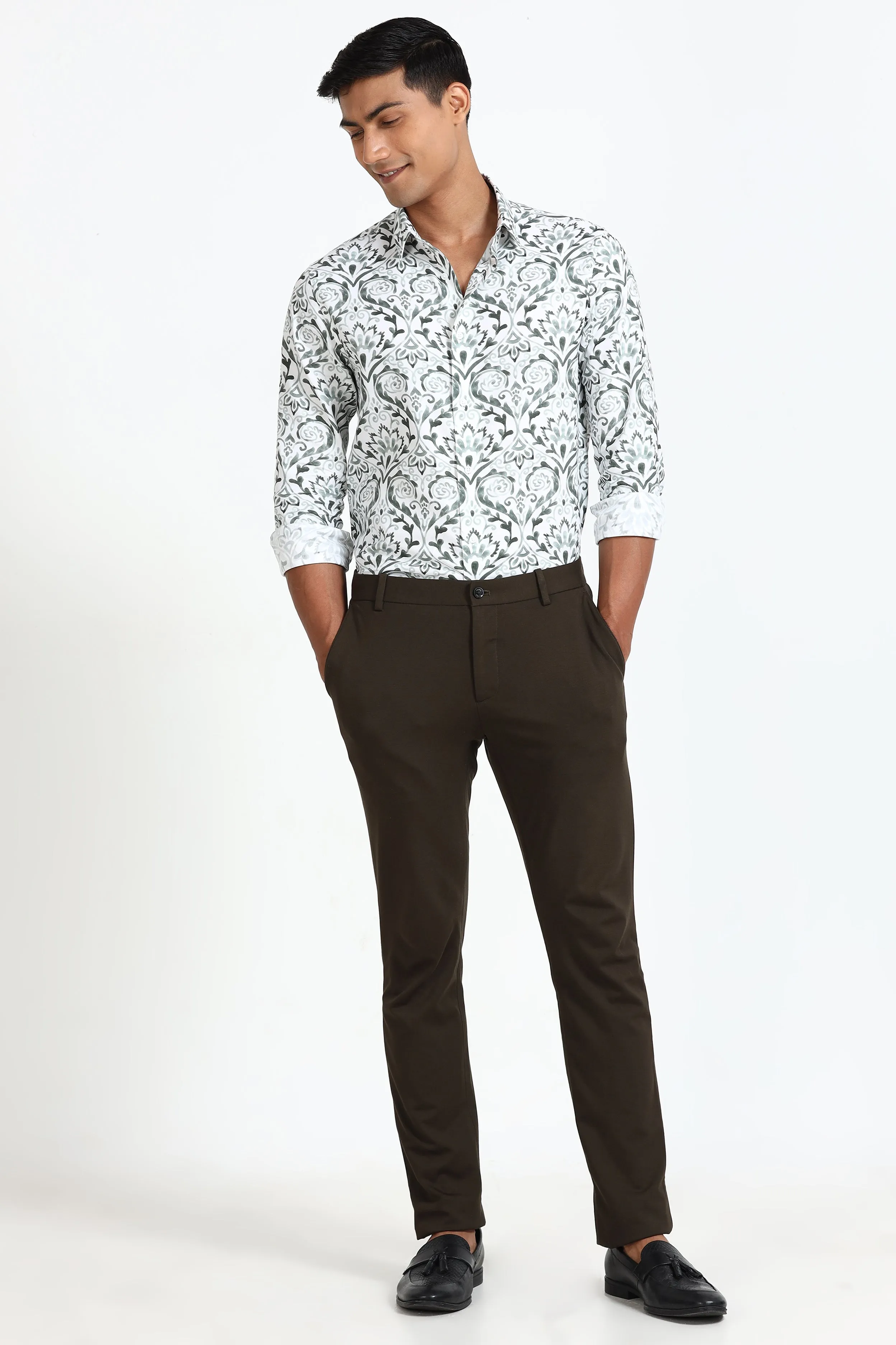 Swift Olive Formal Trouser