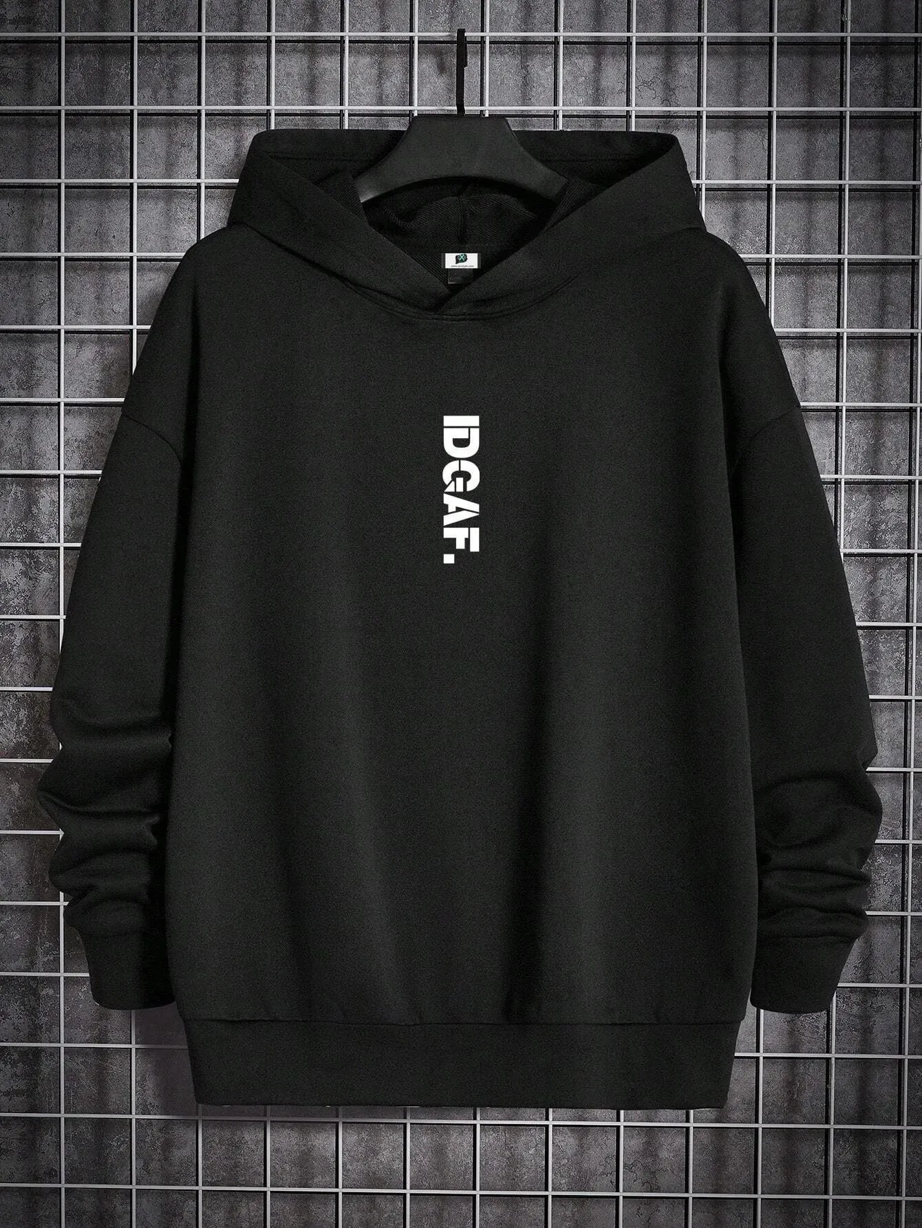 SXV  'idk idc idgaf’ Printed Cool Aesthetic Sweatshirt Hoodie