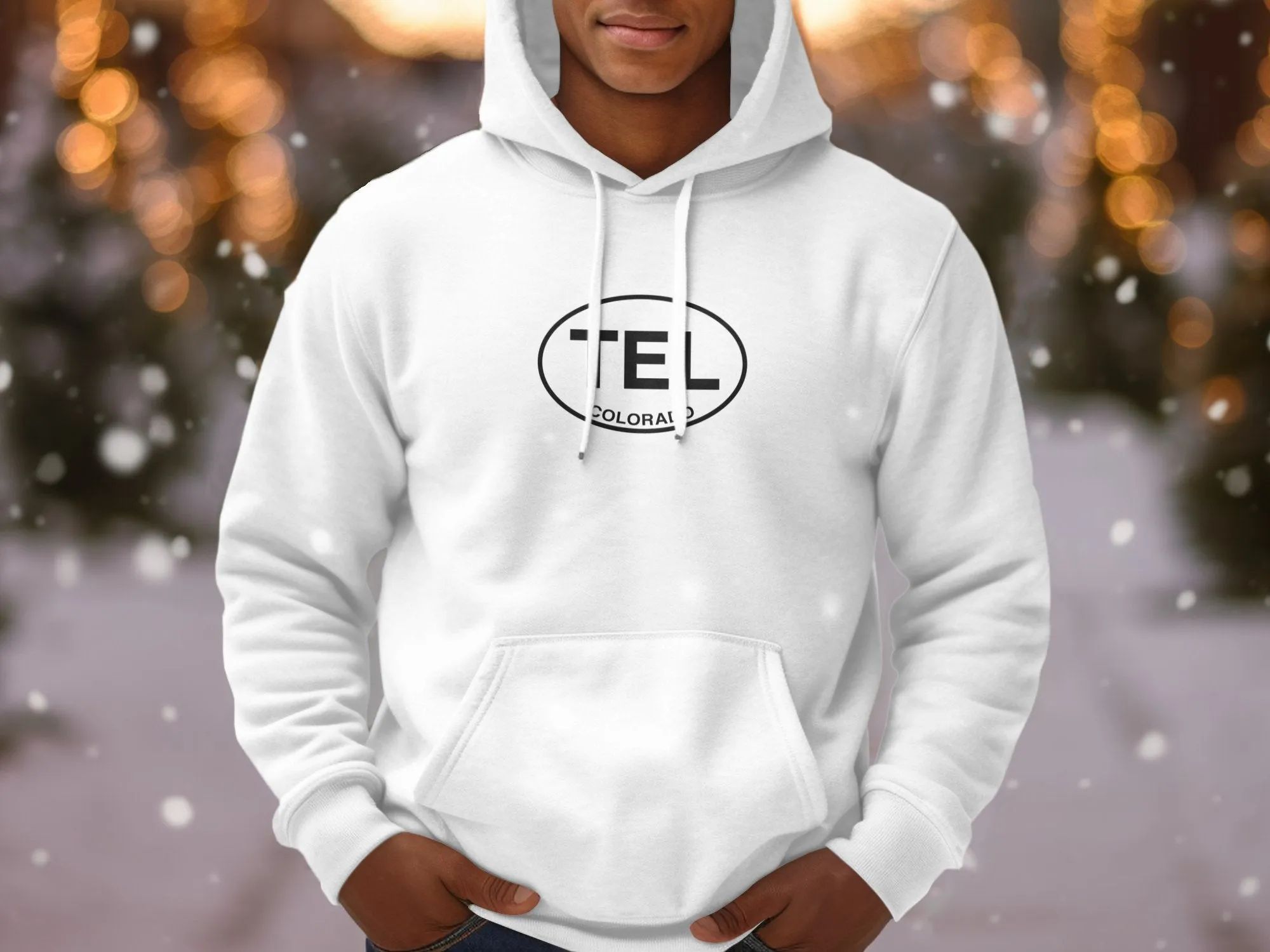 Telluride Mens Hoodie - Warm Gear for Colorado Mountain Fans