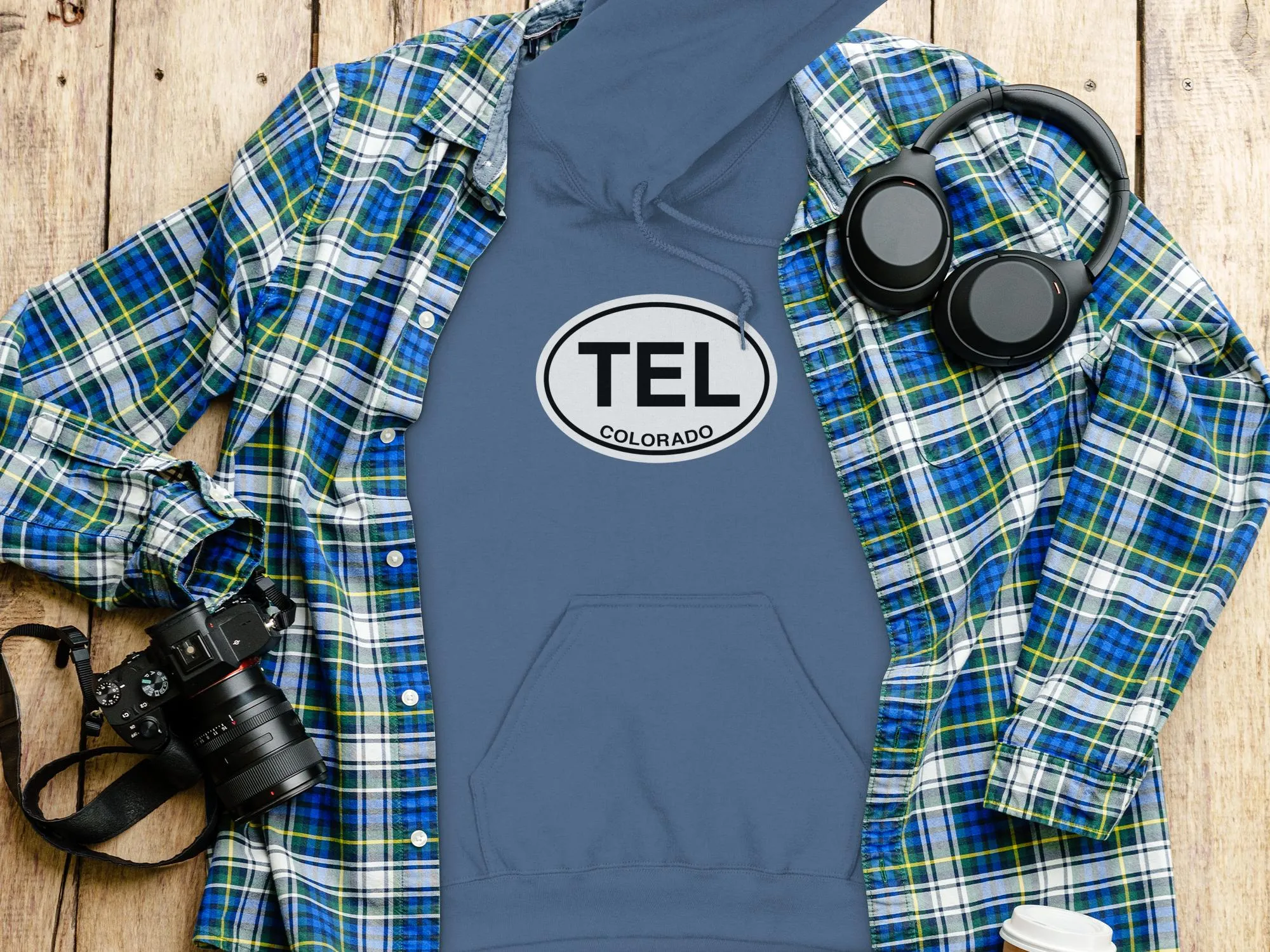 Telluride Mens Hoodie - Warm Gear for Colorado Mountain Fans