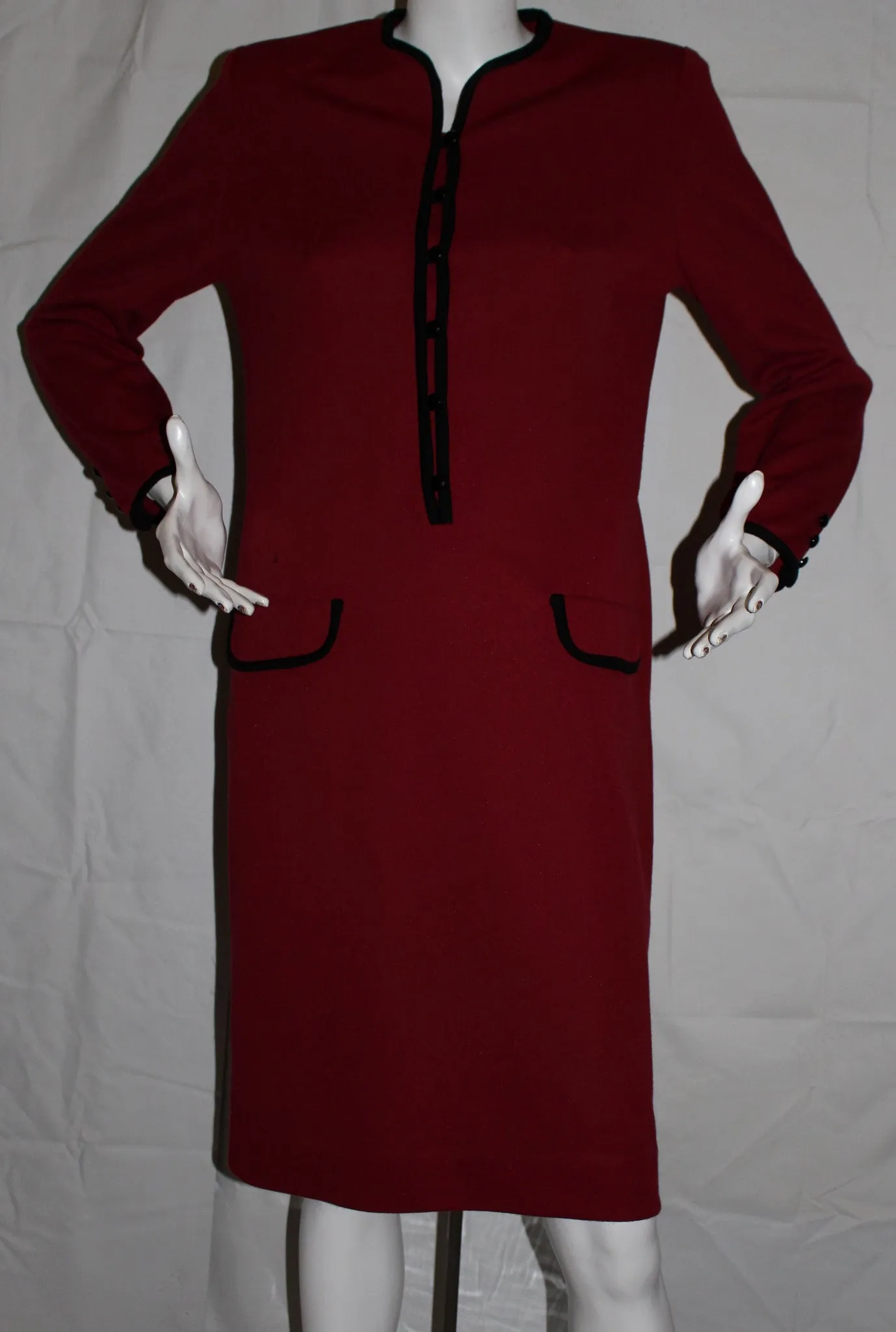 The 1 East Custom Collection Vintage 60's Dress Size 10 Red