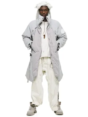 THE AGENT MULTI FUNCTIONAL LAYERED QUILTED LONG COAT
