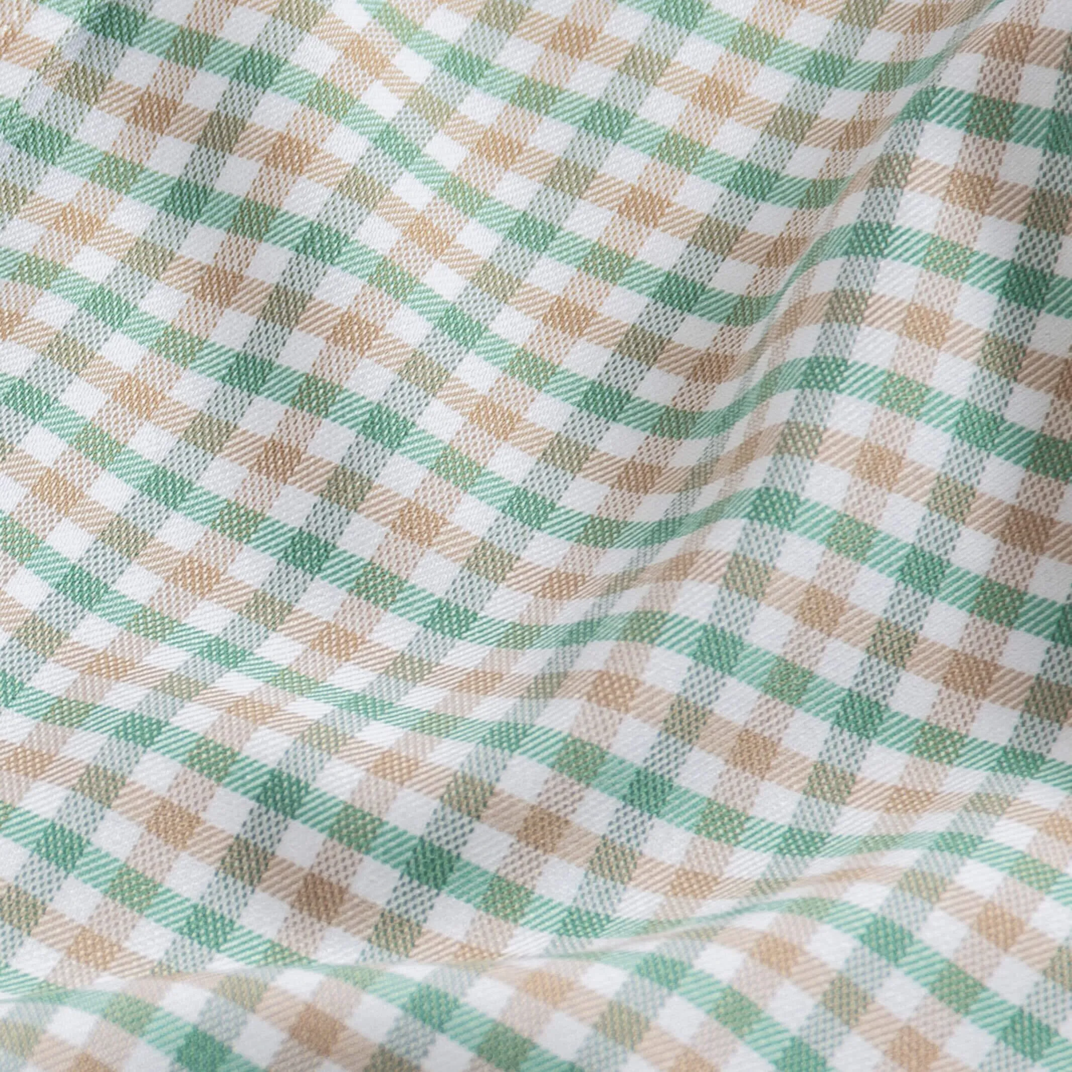 The Green Journey Flex Performance Tattersall Custom Shirt