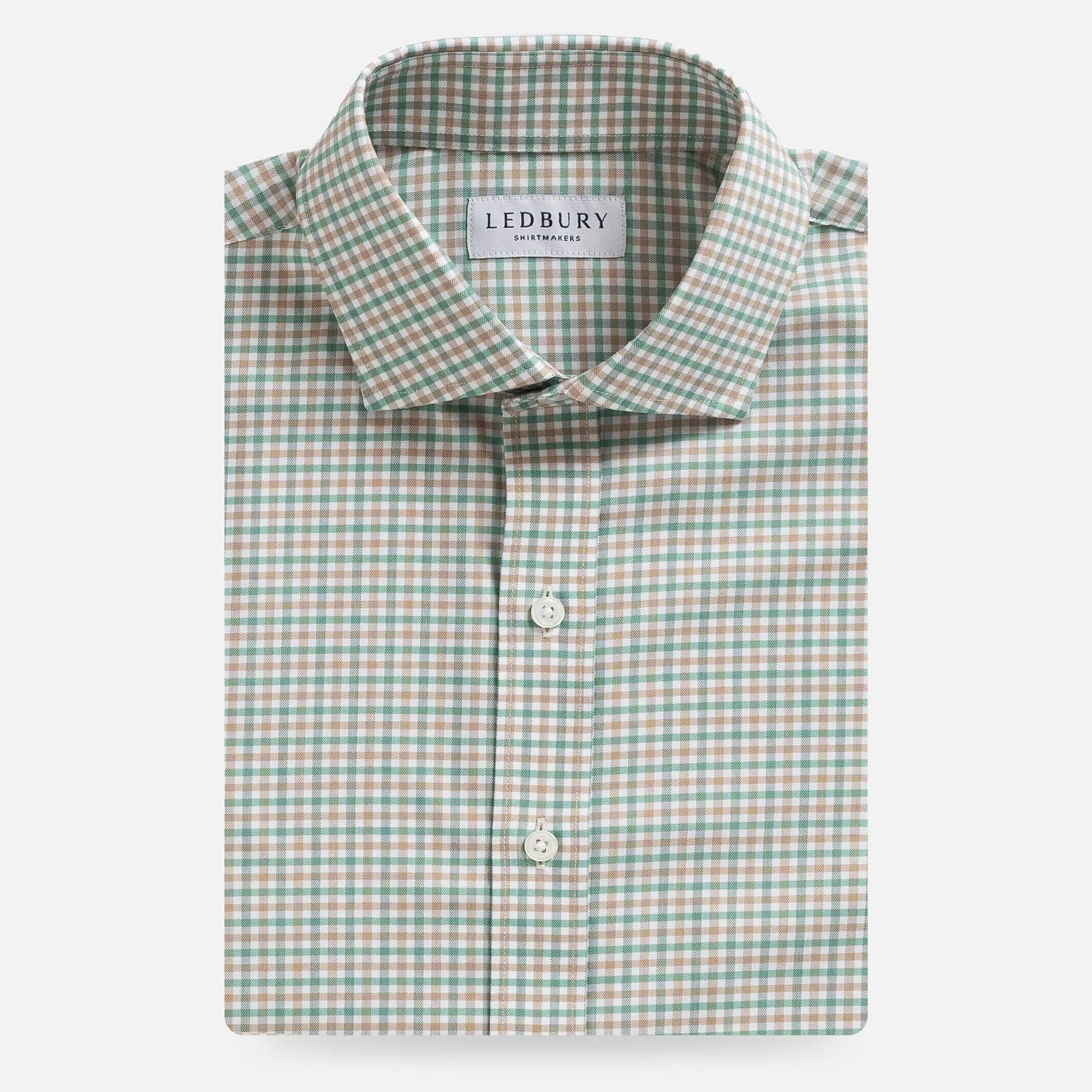 The Green Journey Flex Performance Tattersall Custom Shirt
