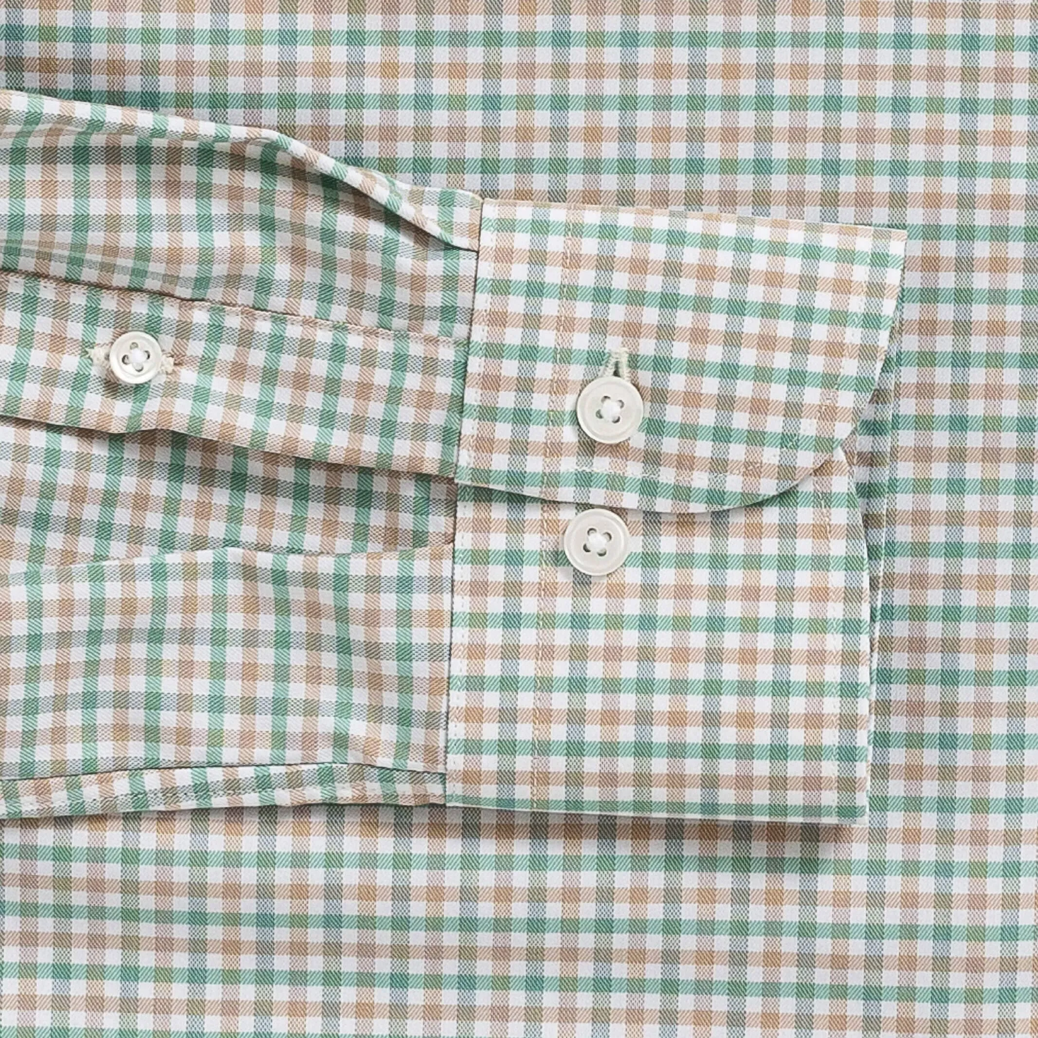 The Green Journey Flex Performance Tattersall Custom Shirt
