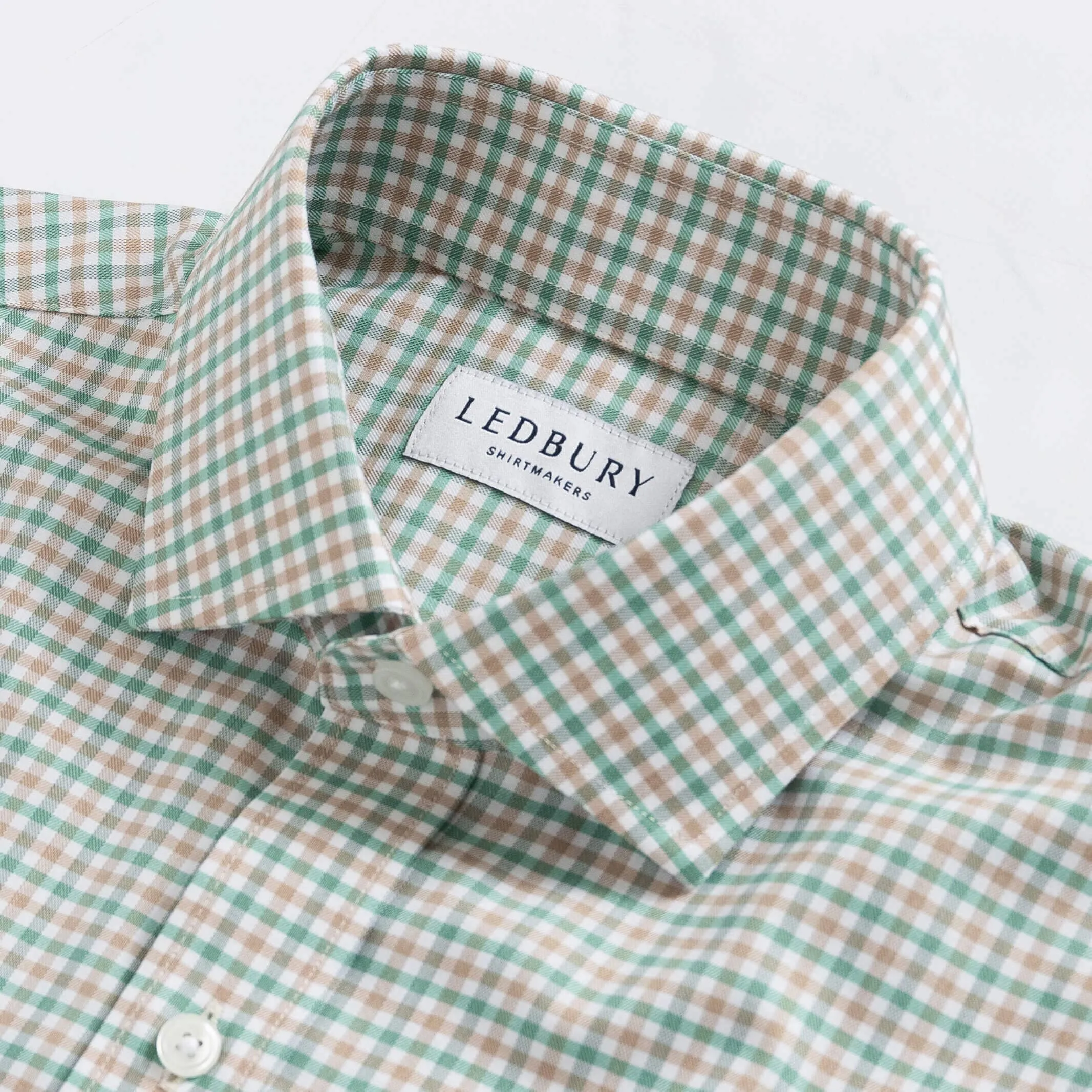 The Green Journey Flex Performance Tattersall Custom Shirt