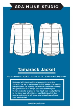 The Tamarack Jacket by Grainline Studio, Size 0-18