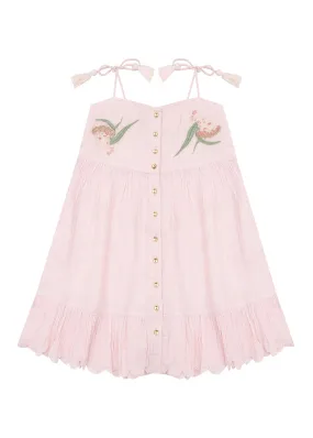 Tinsel Dress - Pink Candy