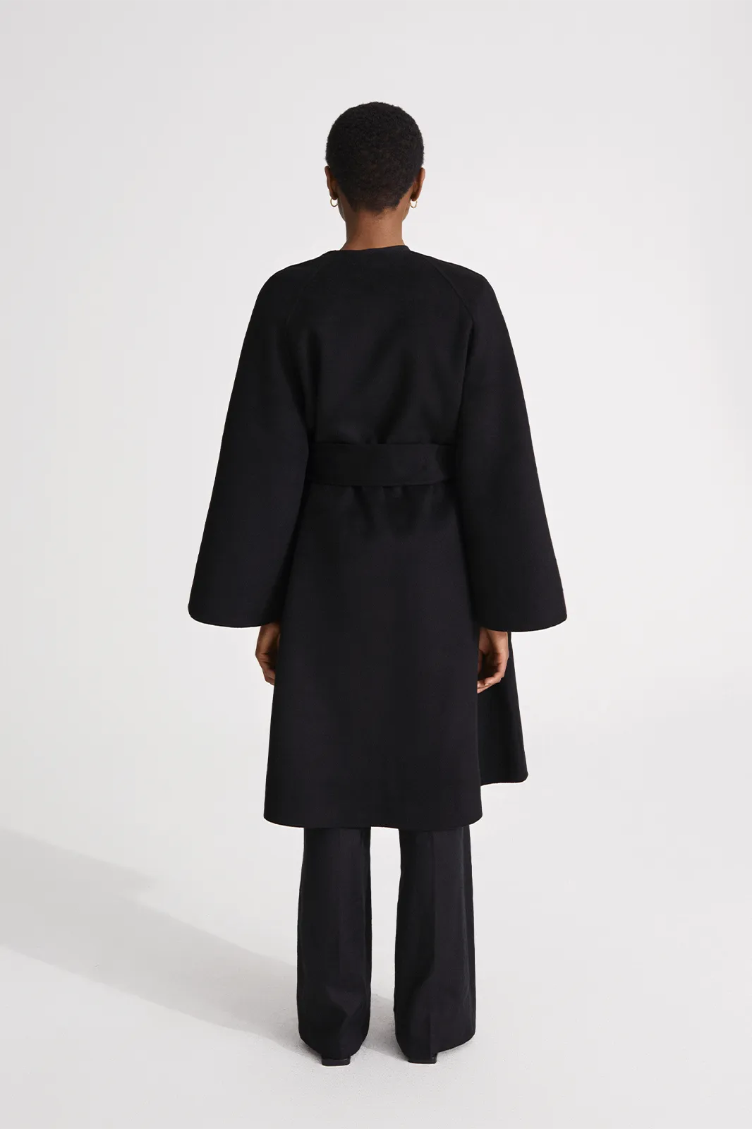 TRENTO COAT LONG - BLACK