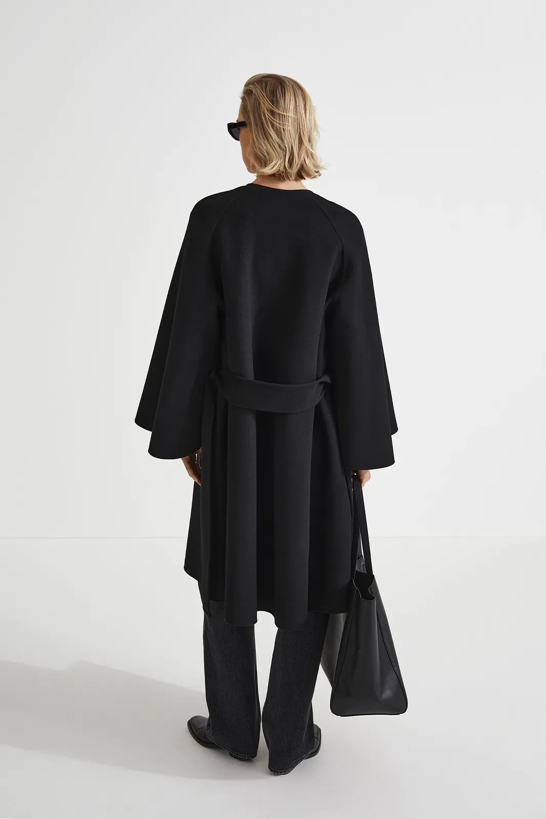 TRENTO COAT LONG - BLACK