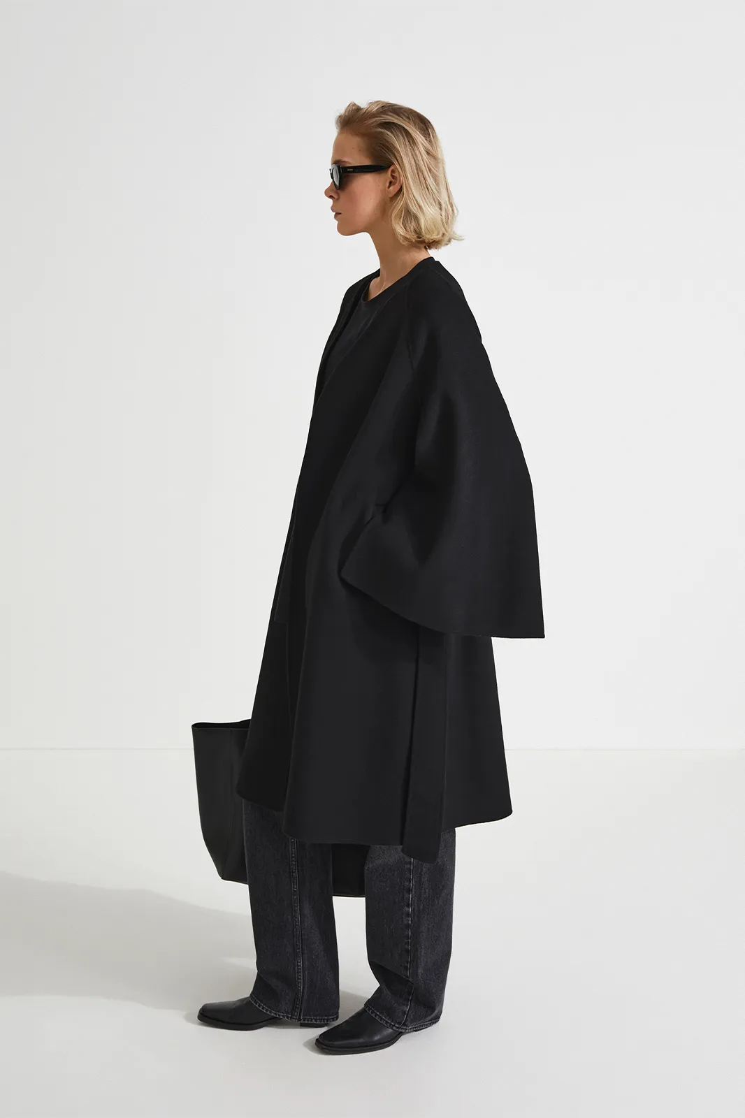 TRENTO COAT LONG - BLACK