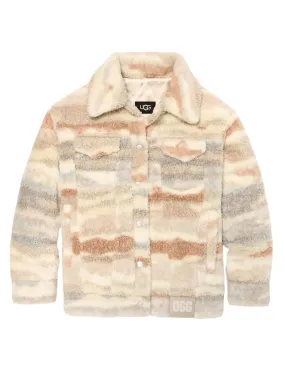 UGG Frankie UGGfluff Jacket Topa in Wave Multi WVM