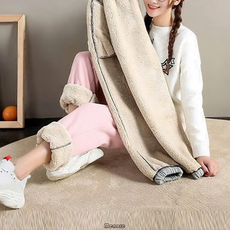 Versatile Thick Fleece Guard Pants