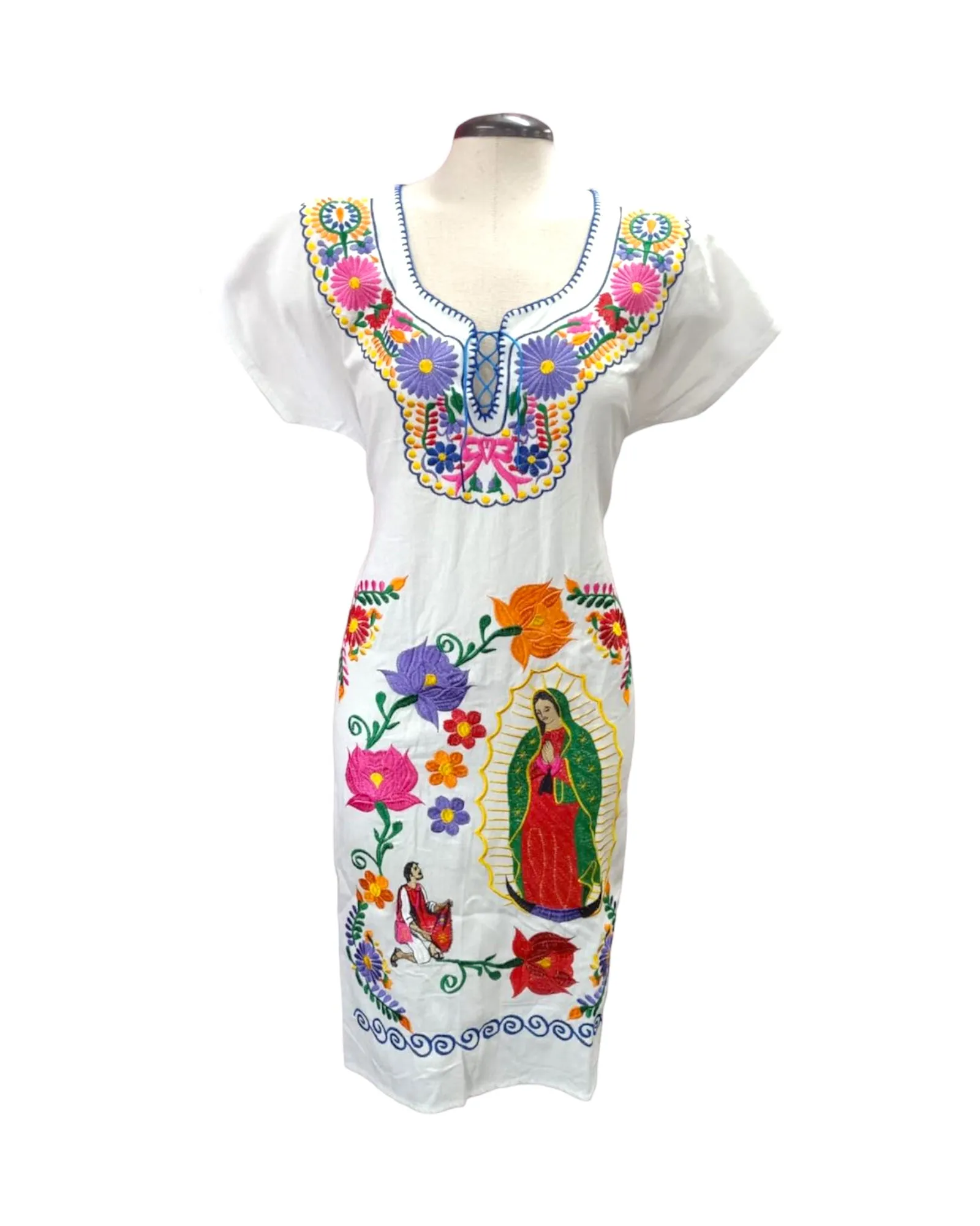 Virgen Embroidered Dress