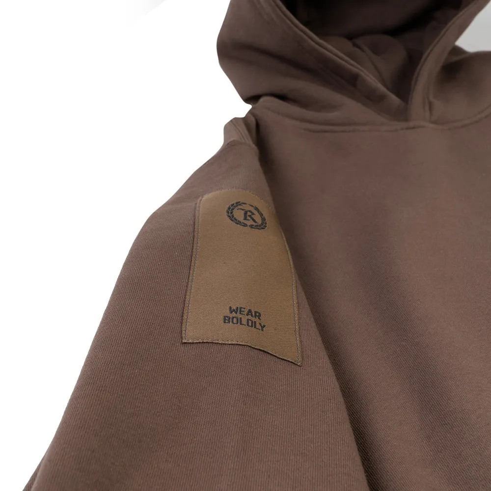 WEAR BOLDLY Ultra Premium Heavy Hoodie [DESERT BROWN]