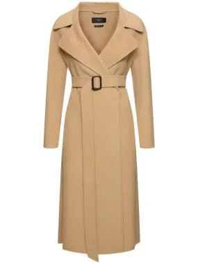 Weekend Max Mara   Manu belted wool midi coat 