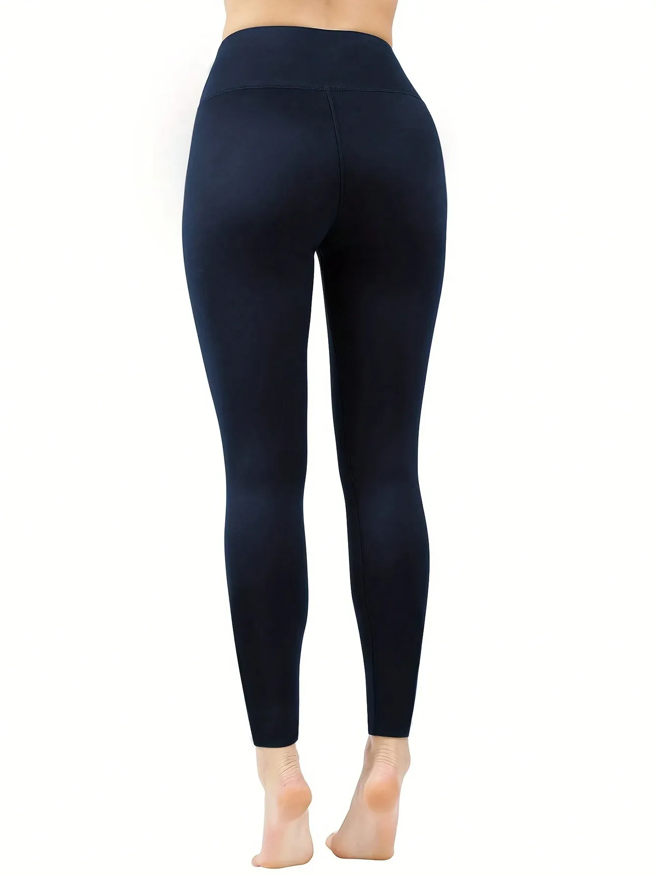 Women's Fleece Lined Solid Color Leggings