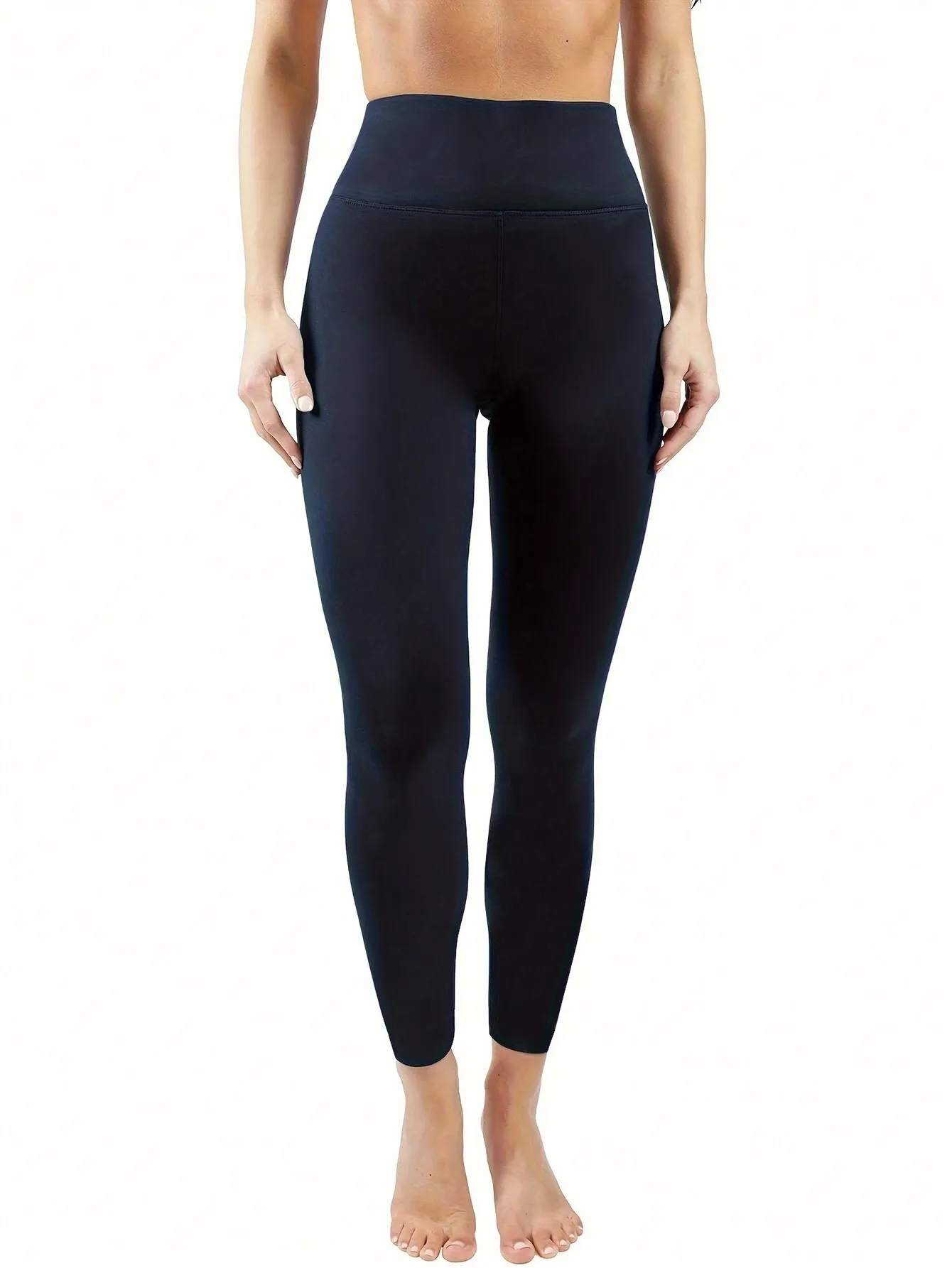 Women's Fleece Lined Solid Color Leggings