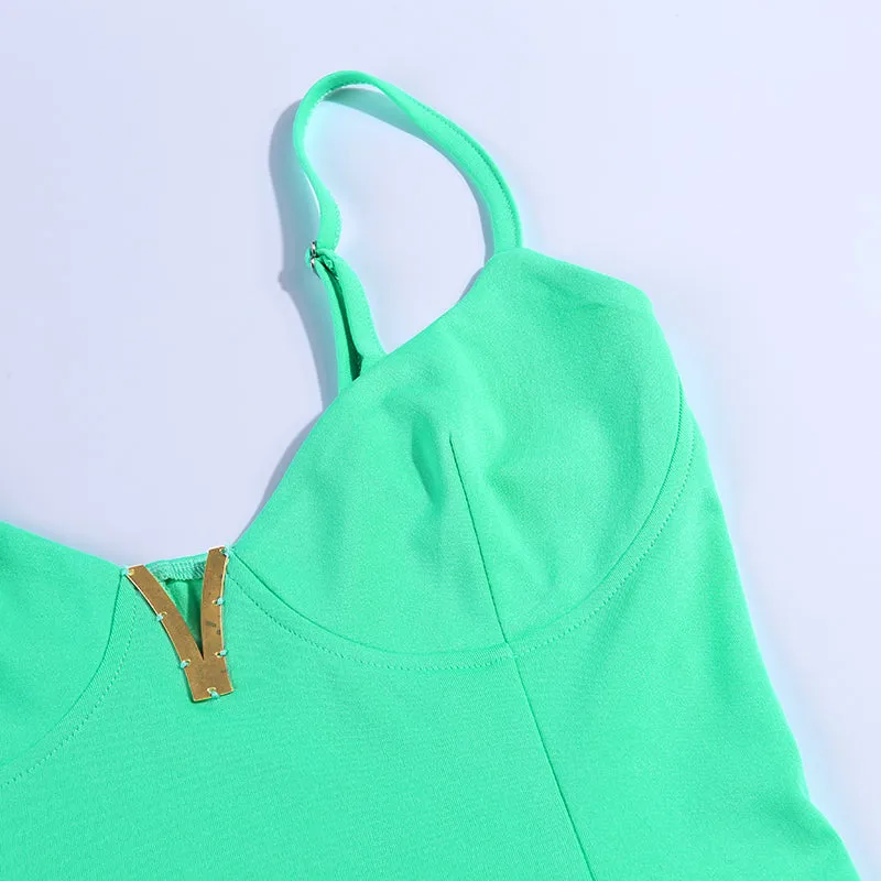 Women's Stretchy Skinny Sleeveless Mini Dress